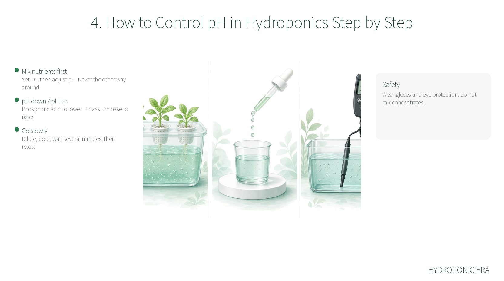 How to Control pH in Hydroponics Step by Step