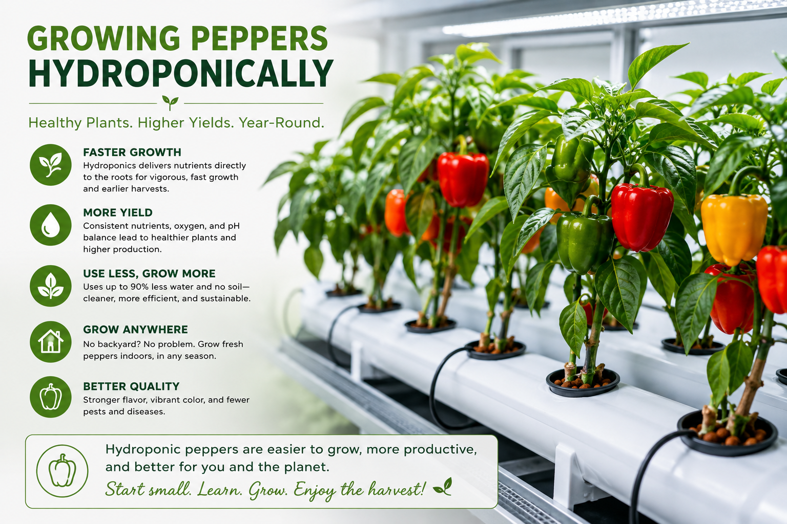 Growing Peppers Hydroponically