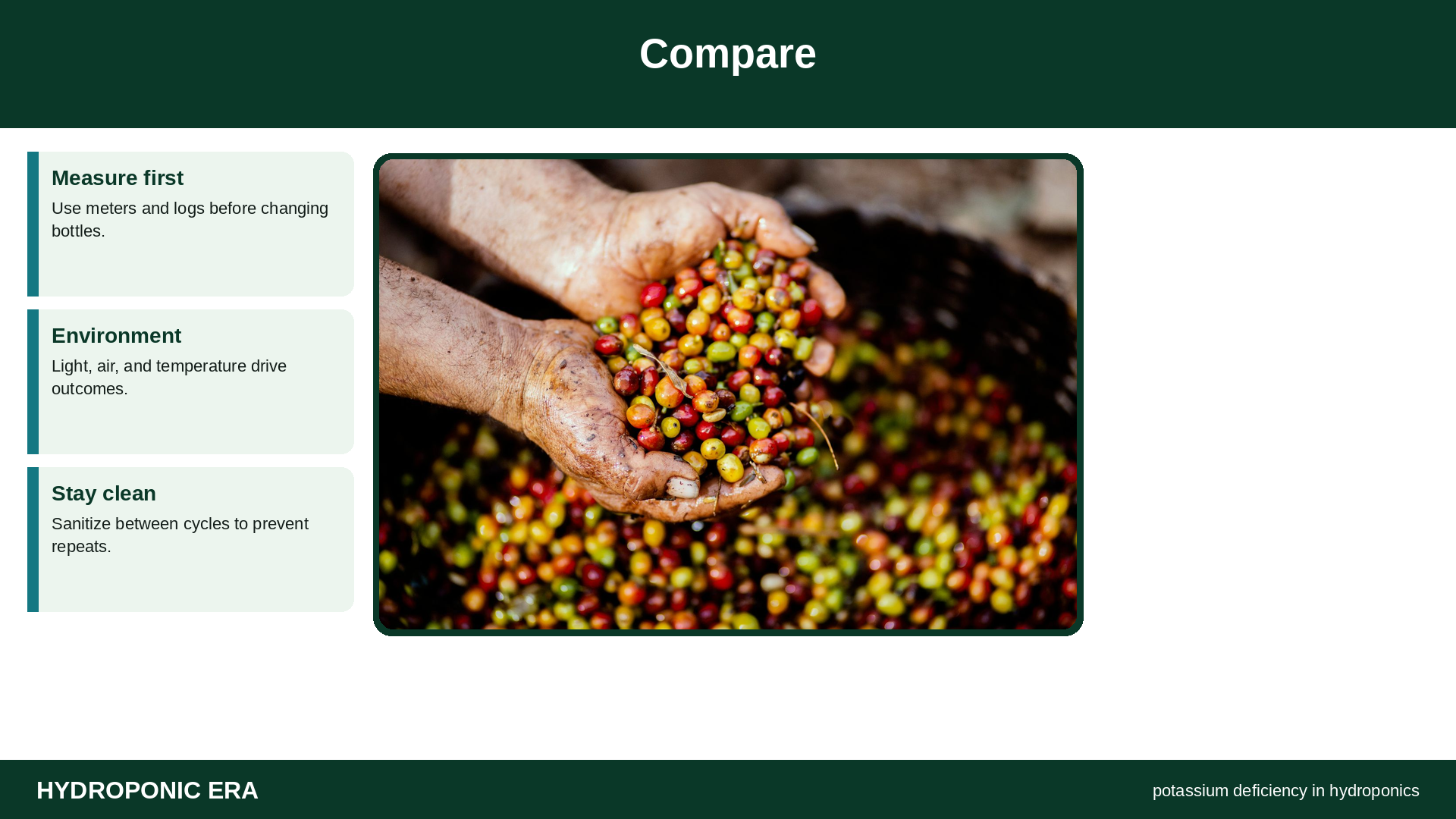 Compare — HydroponicEra tip card graphic