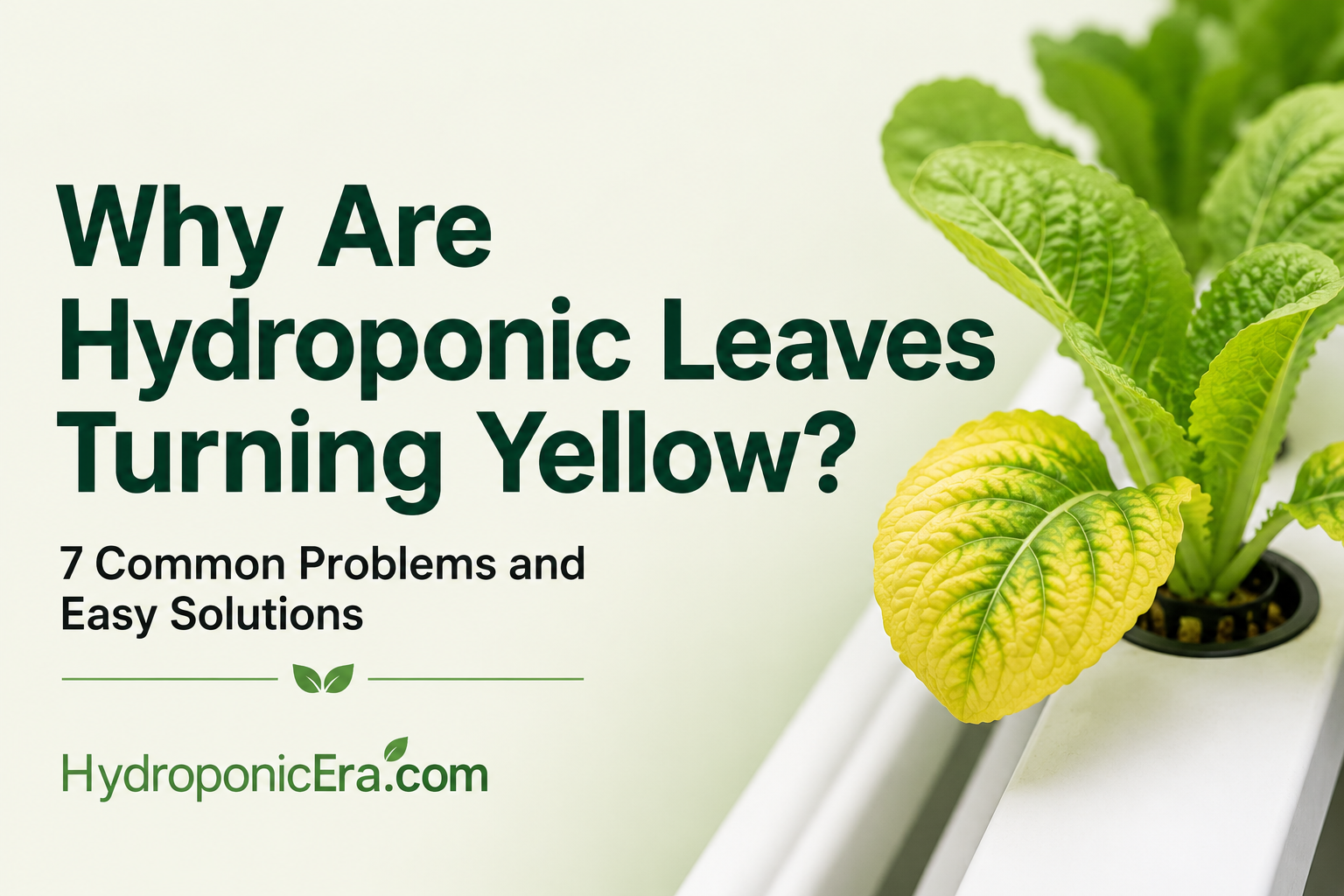 Why Are Hydroponic Leaves Turning Yellow