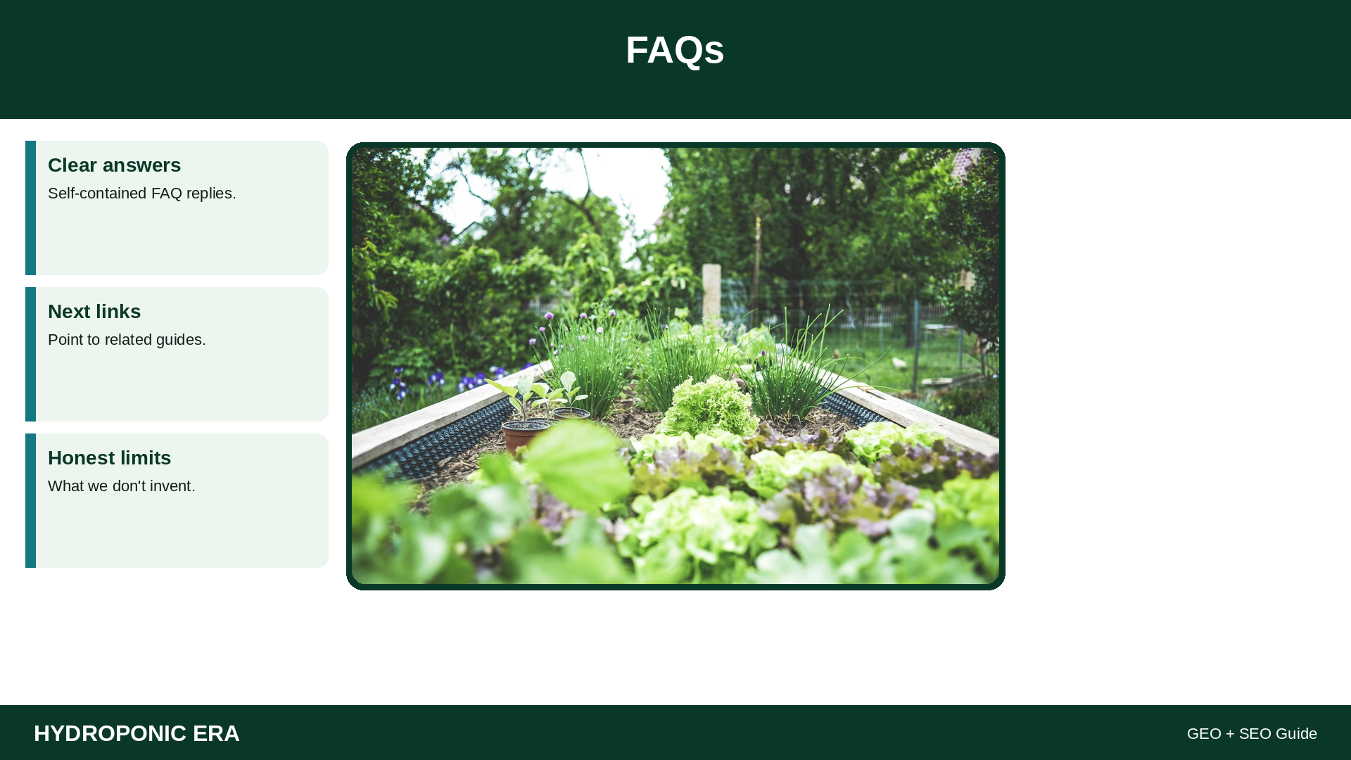 FAQs — HydroponicEra tip card graphic