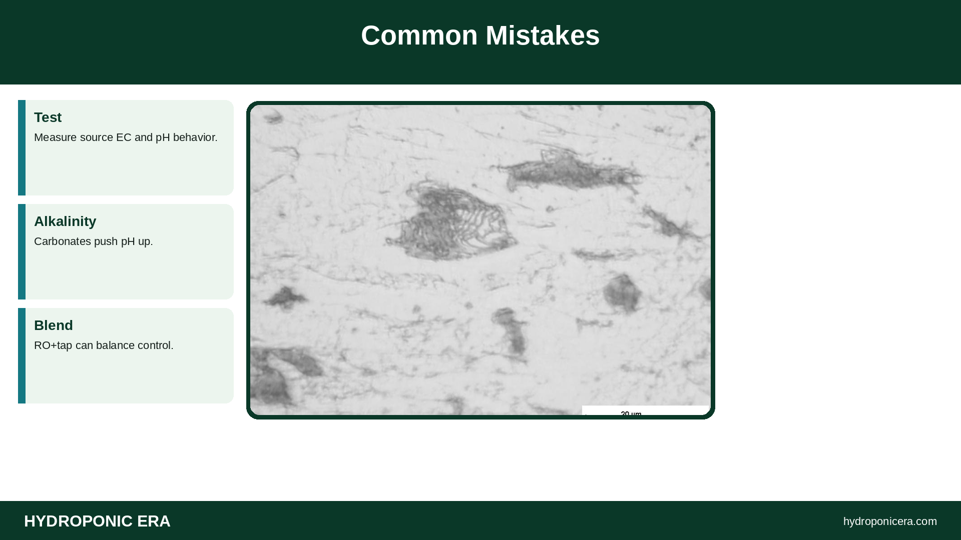 Common Mistakes — HydroponicEra tip card graphic