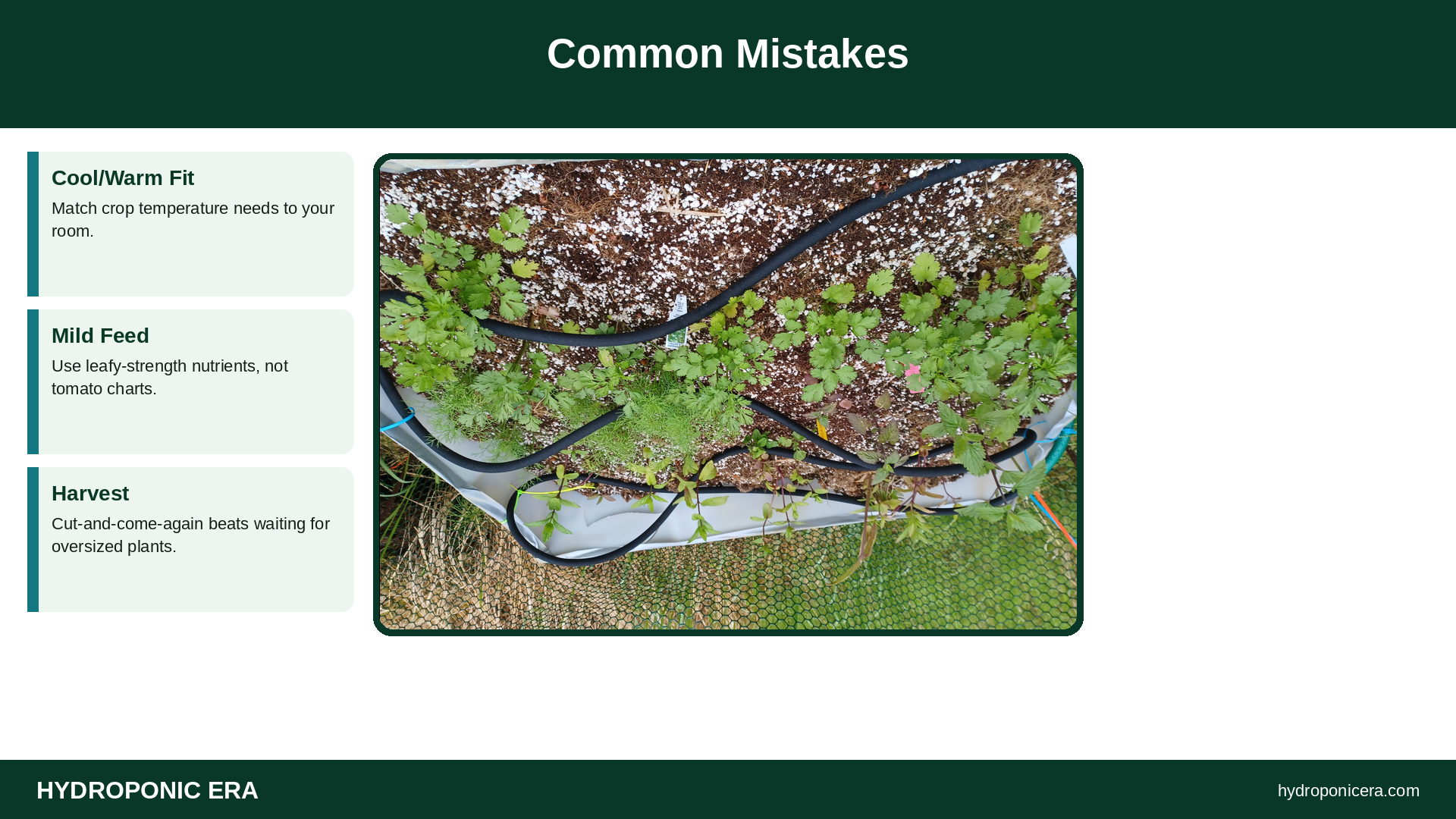 Common Mistakes — HydroponicEra tip card graphic