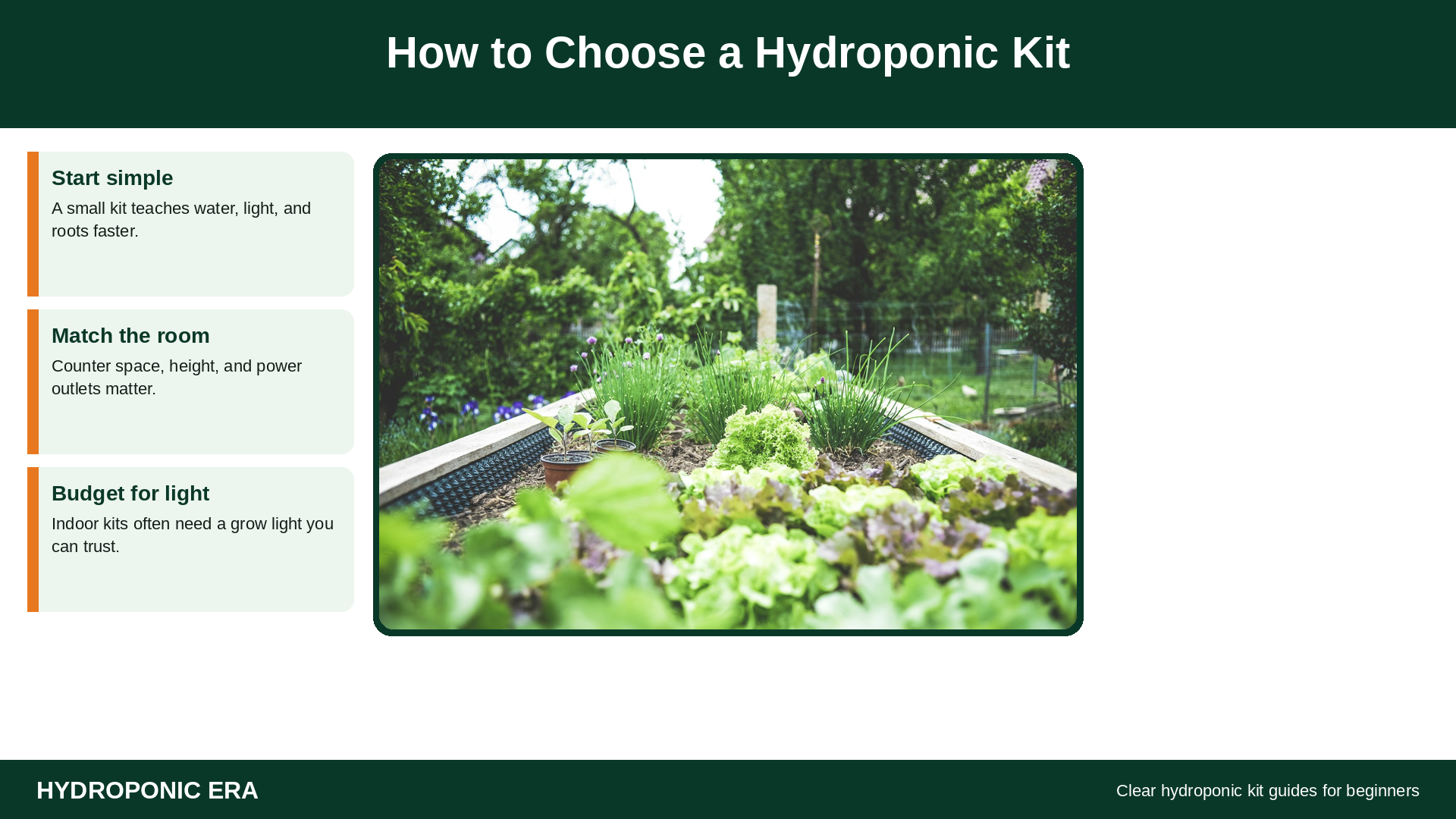 How to choose a hydroponic kit for beginners featured guide