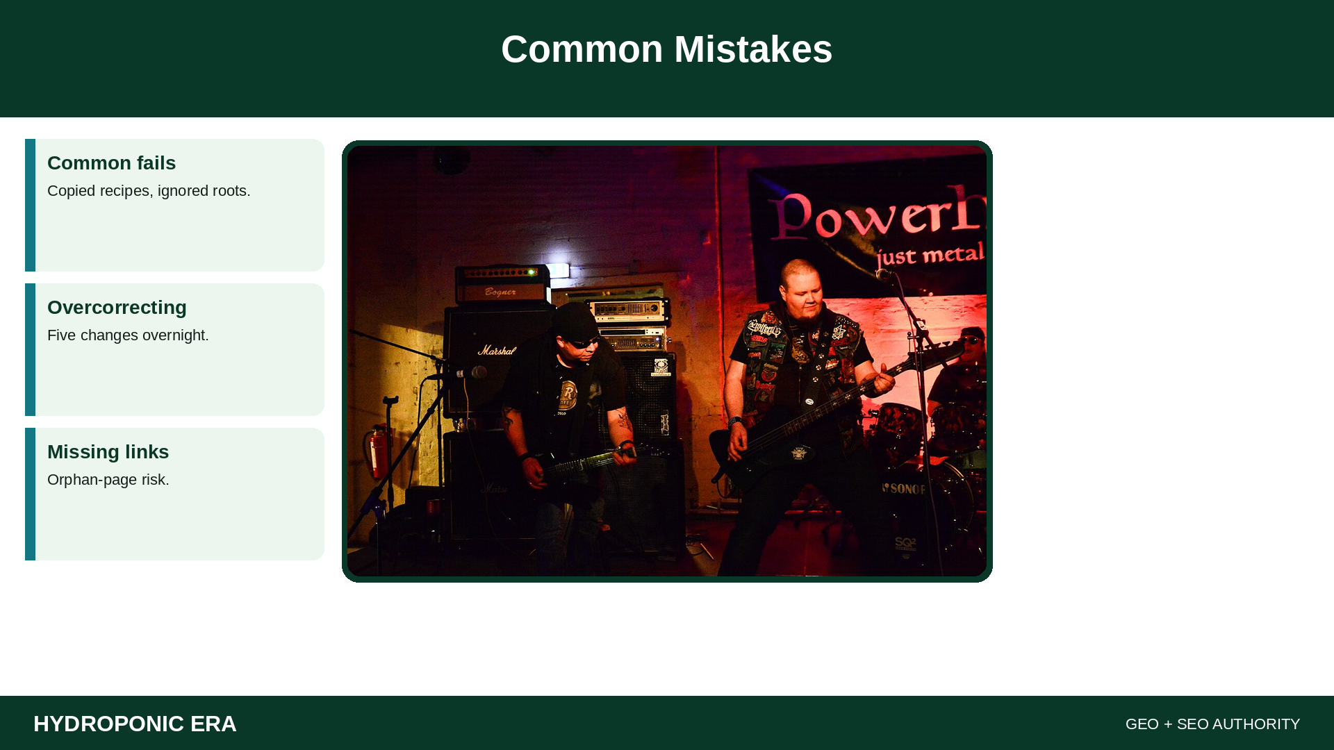 Common Mistakes — HydroponicEra tip card graphic