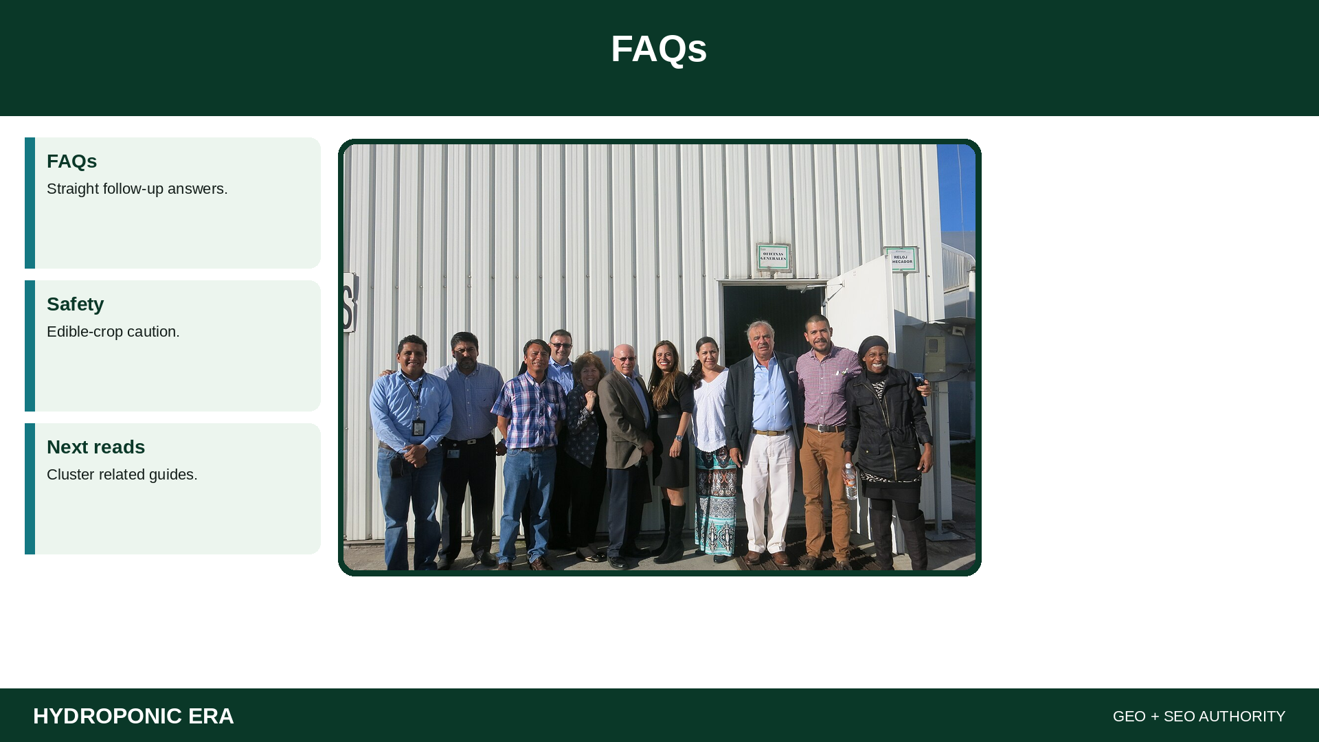 FAQs — HydroponicEra tip card graphic