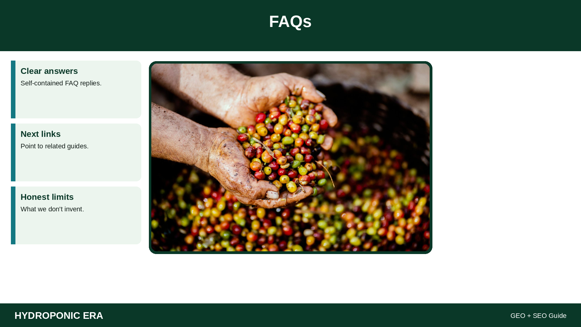 FAQs — HydroponicEra tip card graphic