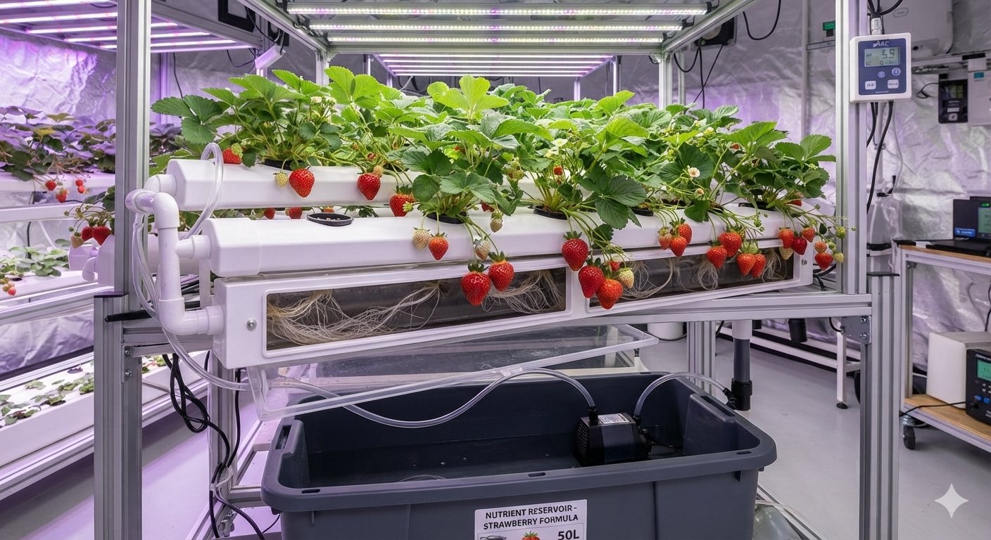 Grow Strawberries Hydroponically