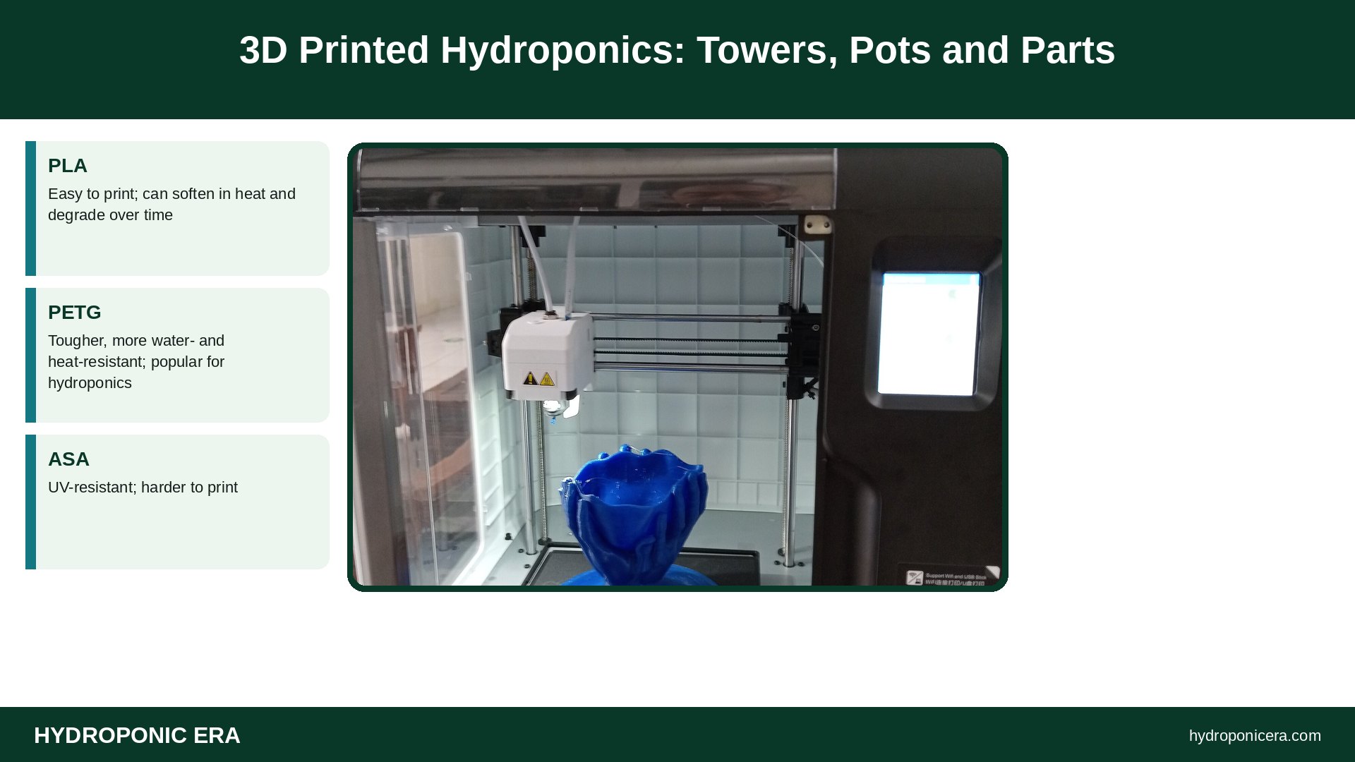 3d printed hydroponics — 3D Printed Hydroponics: Towers, Pots and Parts