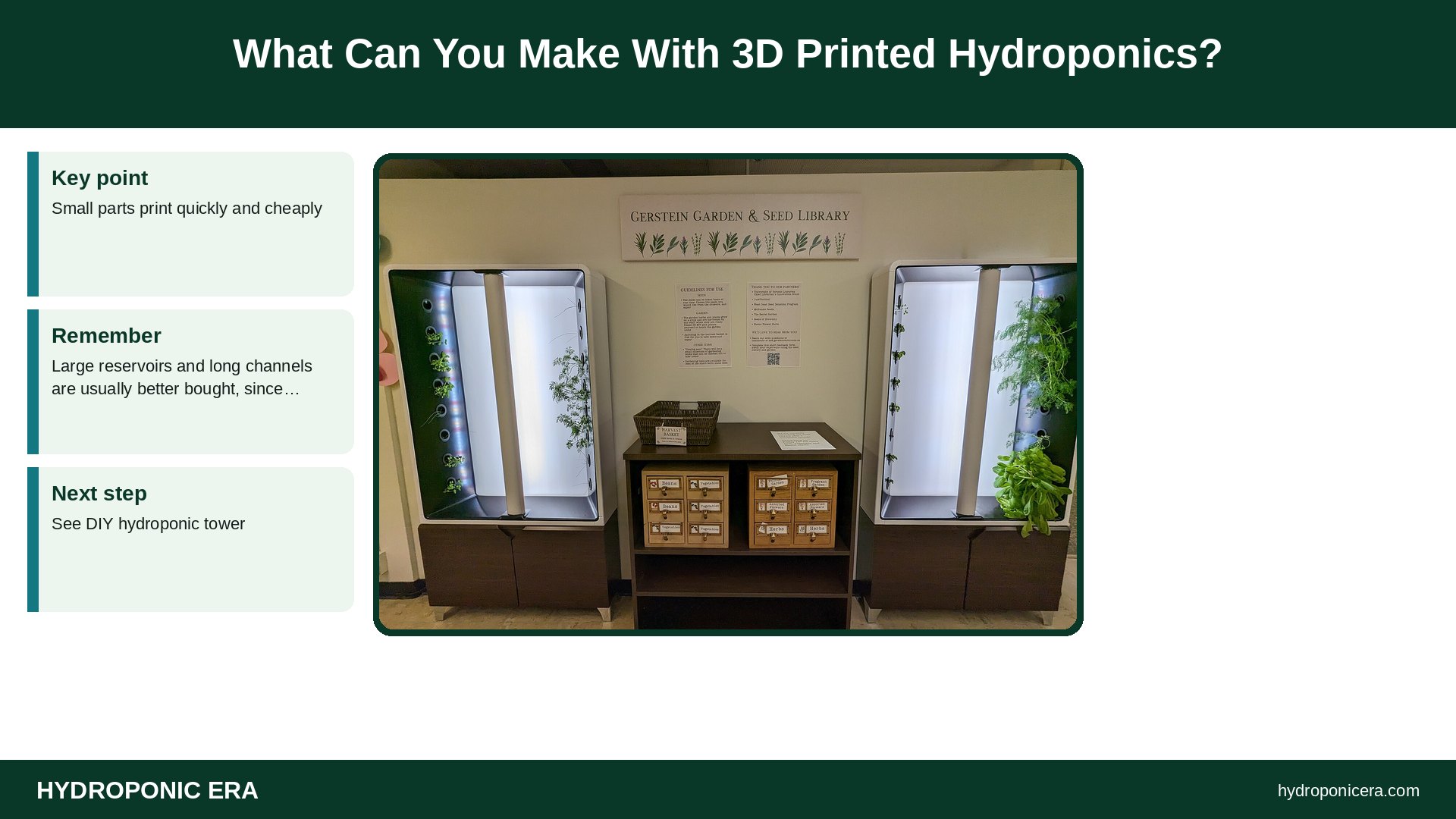 3d printed hydroponics — What Can You Make With 3D Printed Hydroponics?