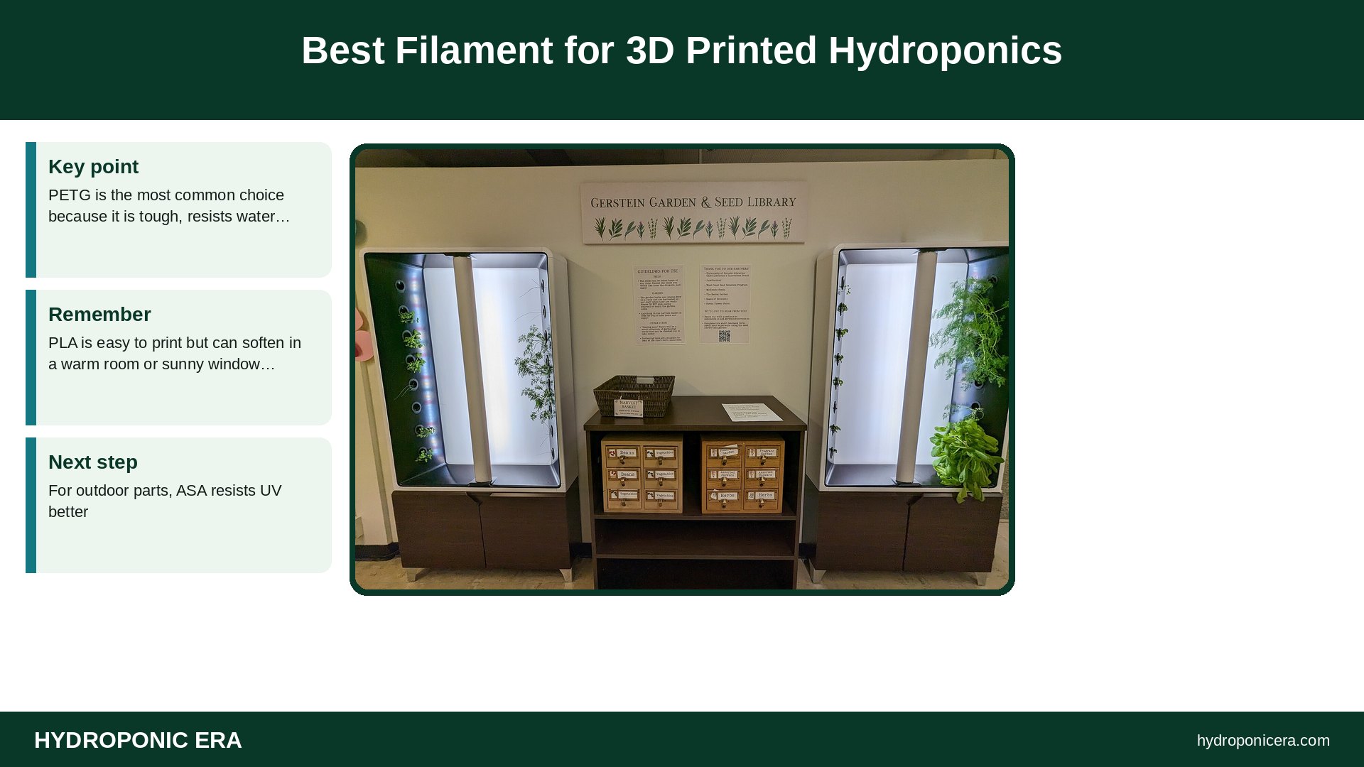 3d printed hydroponics — Best Filament for 3D Printed Hydroponics