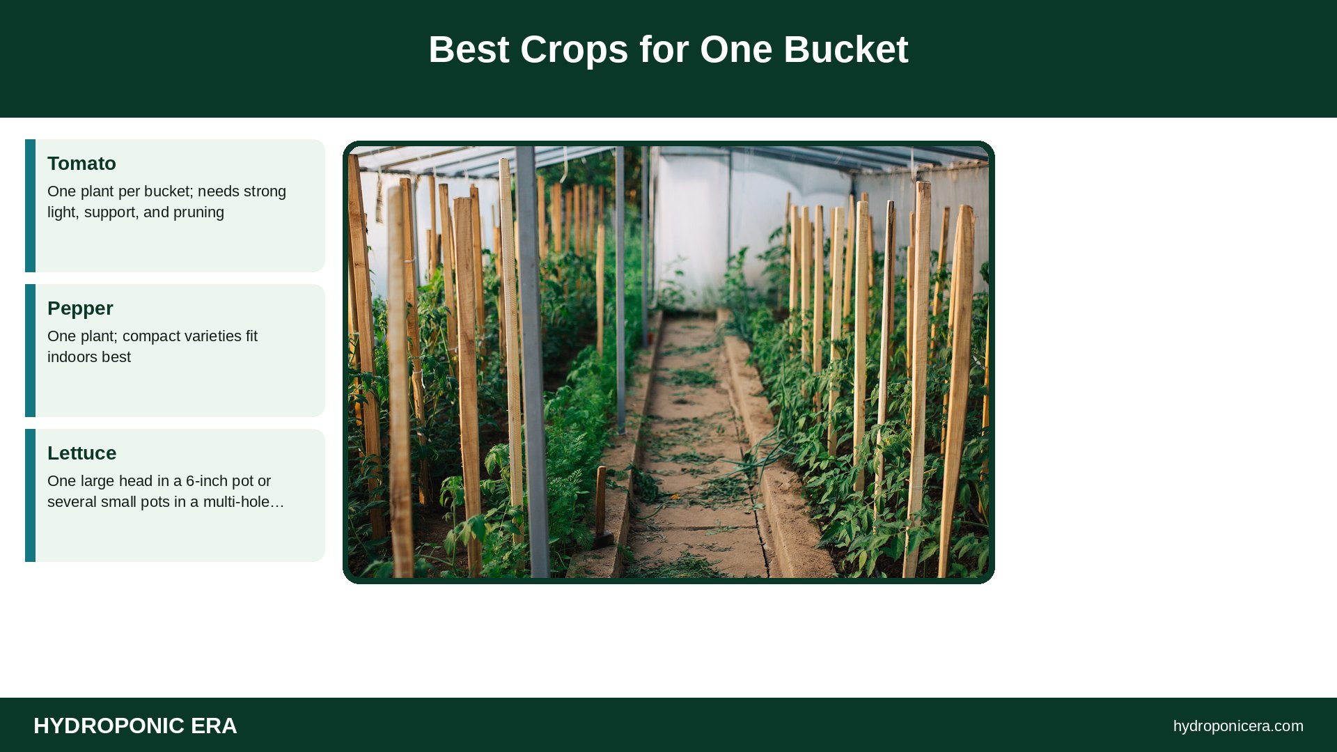 bucket dwc — Best Crops for One Bucket