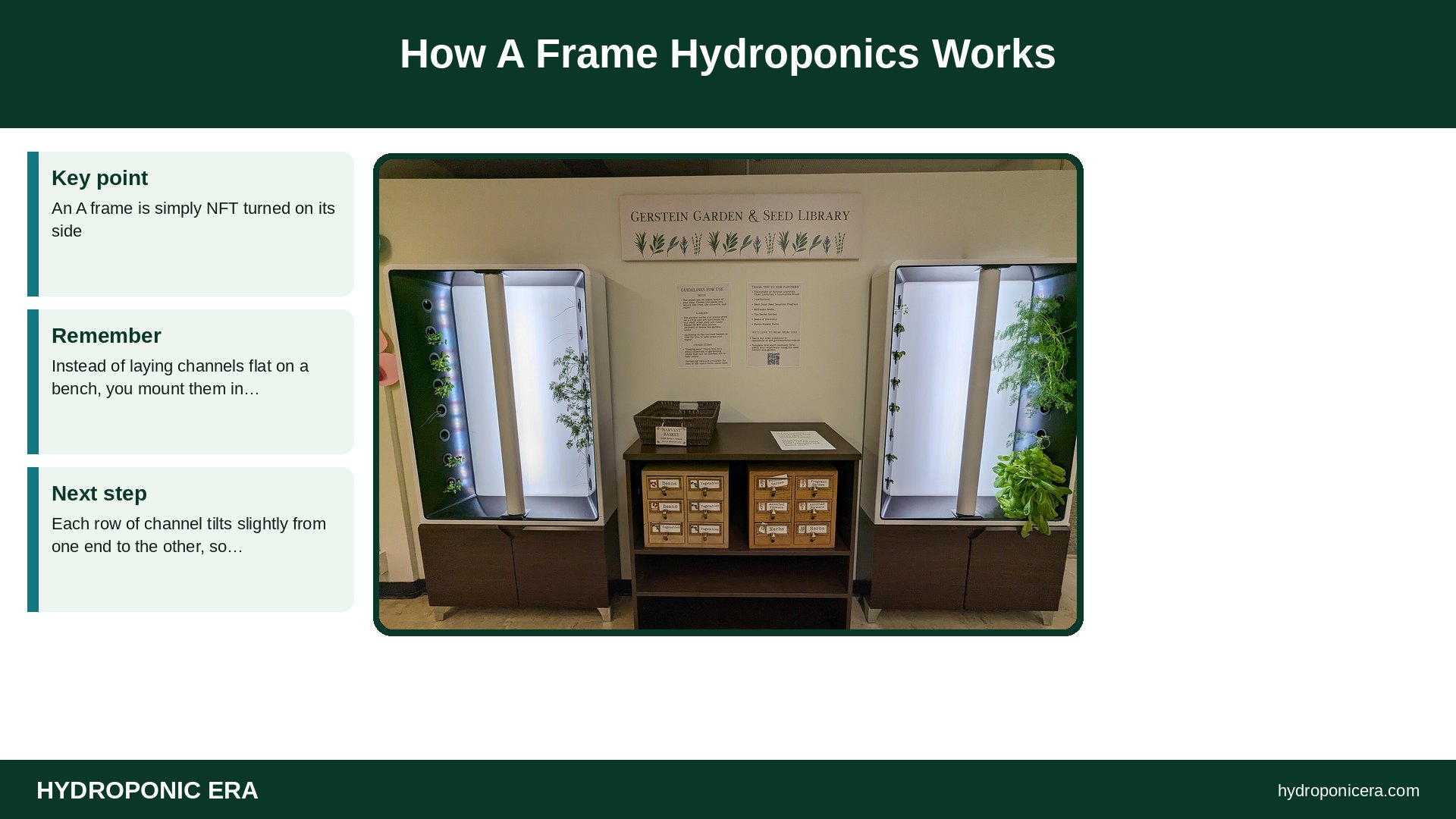 a frame hydroponics — How A Frame Hydroponics Works