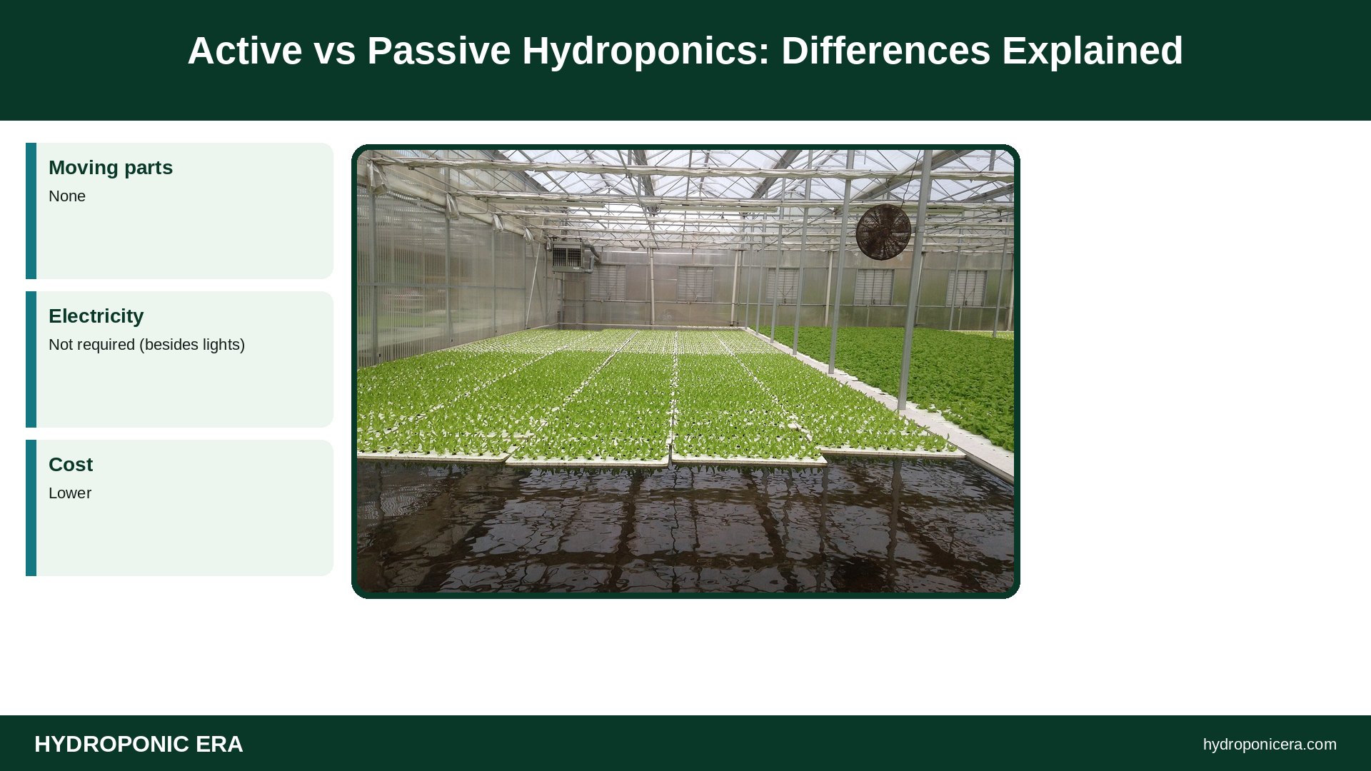 passive hydroponics — Active vs Passive Hydroponics: Differences Explained