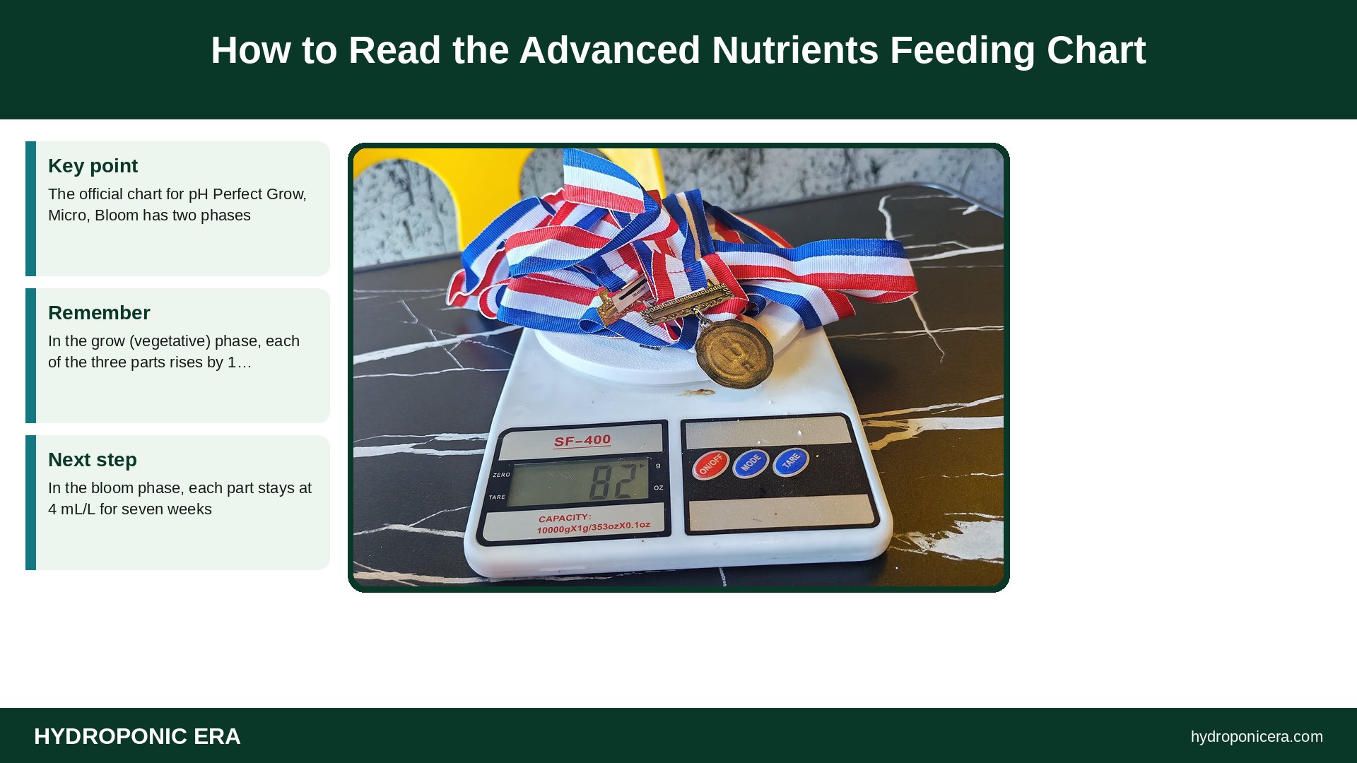 advanced nutrients feeding chart — How to Read the Advanced Nutrients Feeding Chart