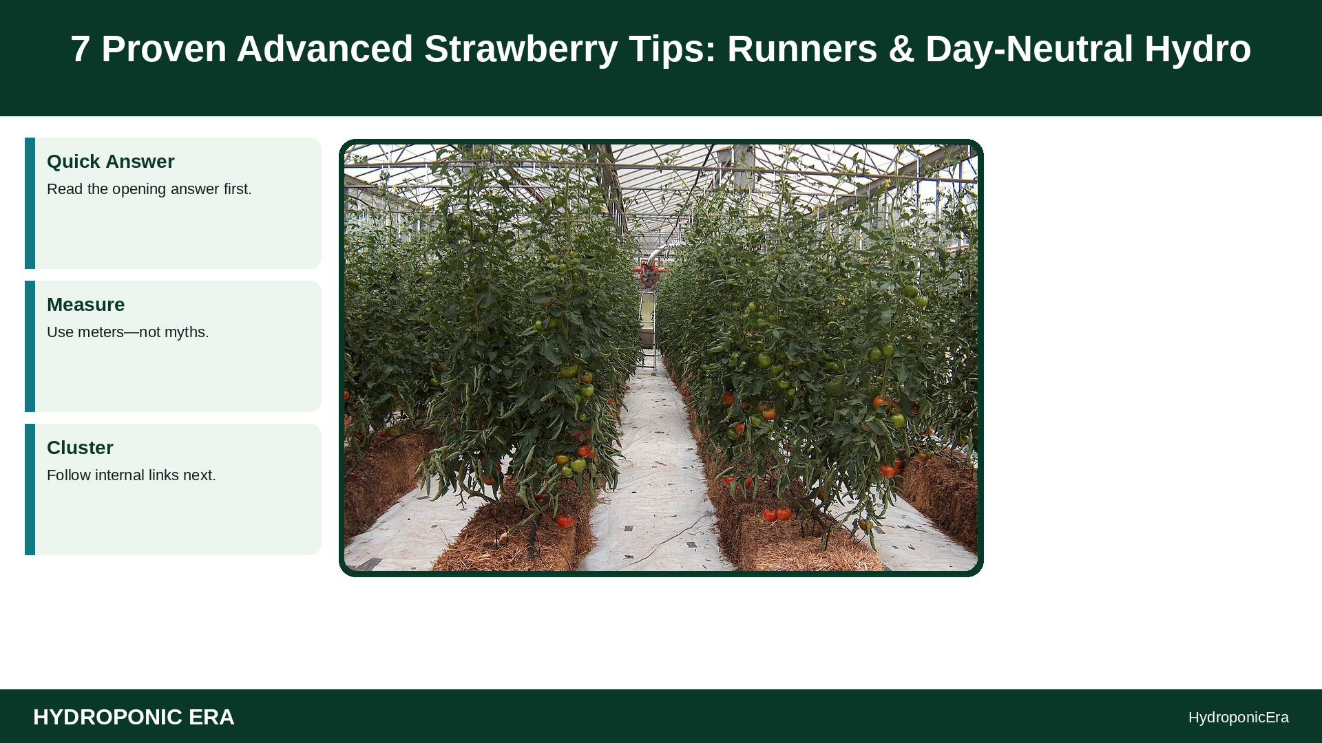 advanced strawberries runners day-neutral — 7 Proven Advanced Strawberry Tips: Runners & Day-Neutral Hydro