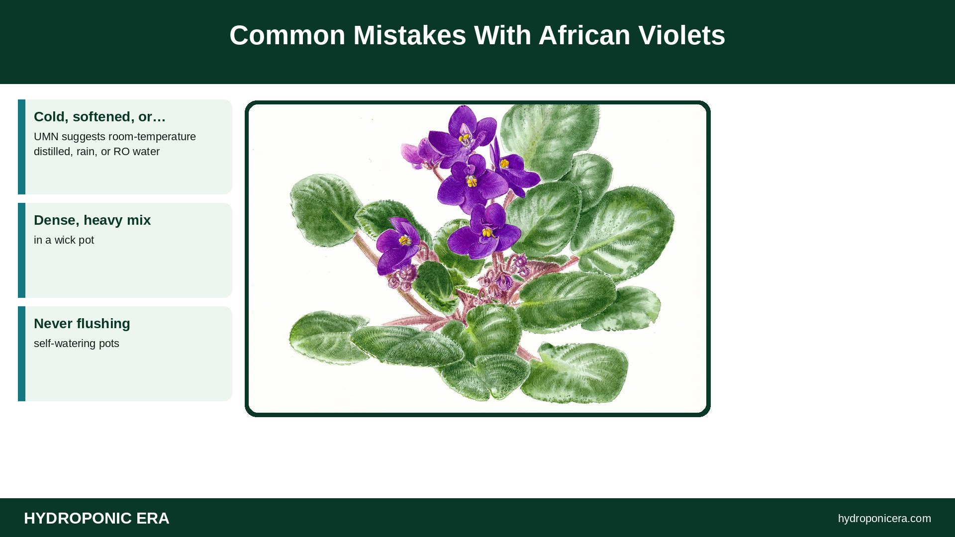 african violets — Common Mistakes With African Violets