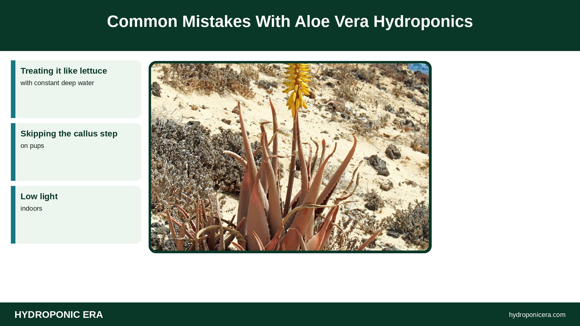 aloe vera — Common Mistakes With Aloe Vera Hydroponics