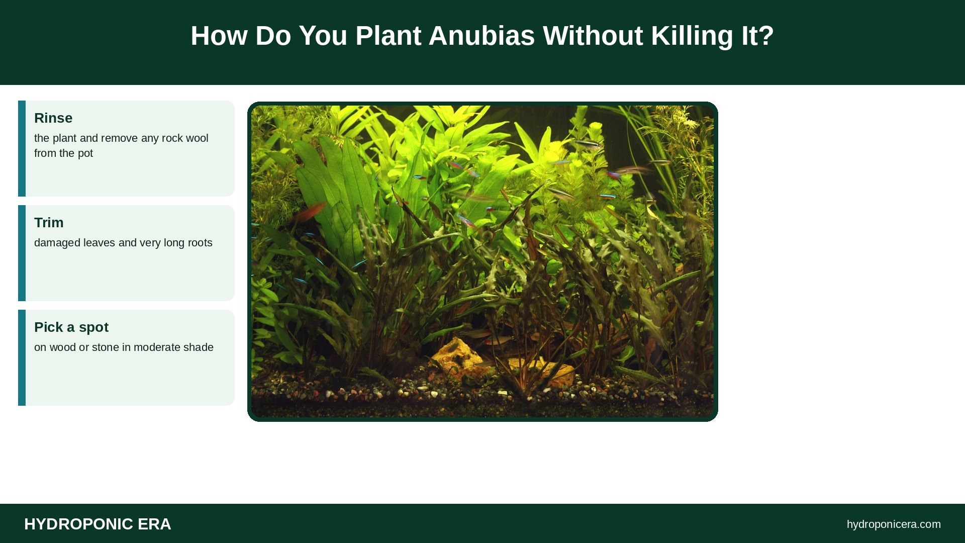 anubias — How Do You Plant Anubias Without Killing It?