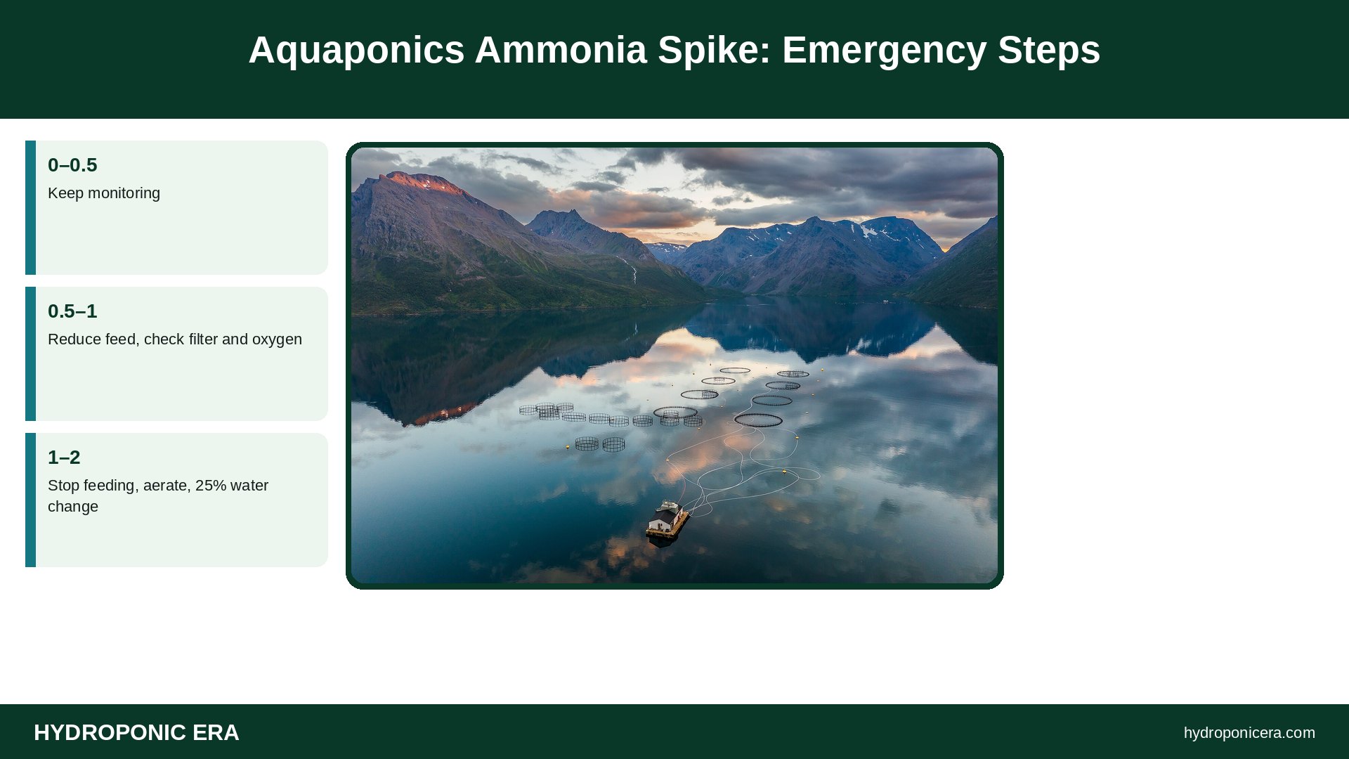 aquaponics ammonia spike — Aquaponics Ammonia Spike: Emergency Steps