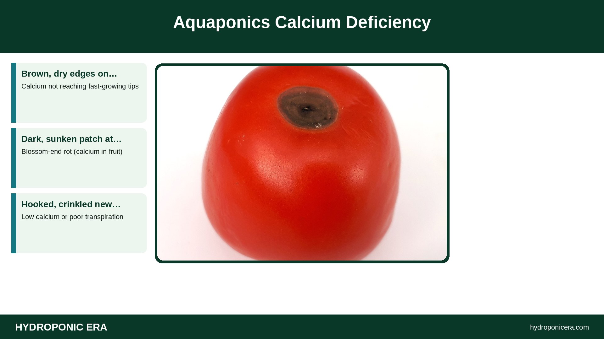 aquaponics calcium deficiency — Aquaponics Calcium Deficiency