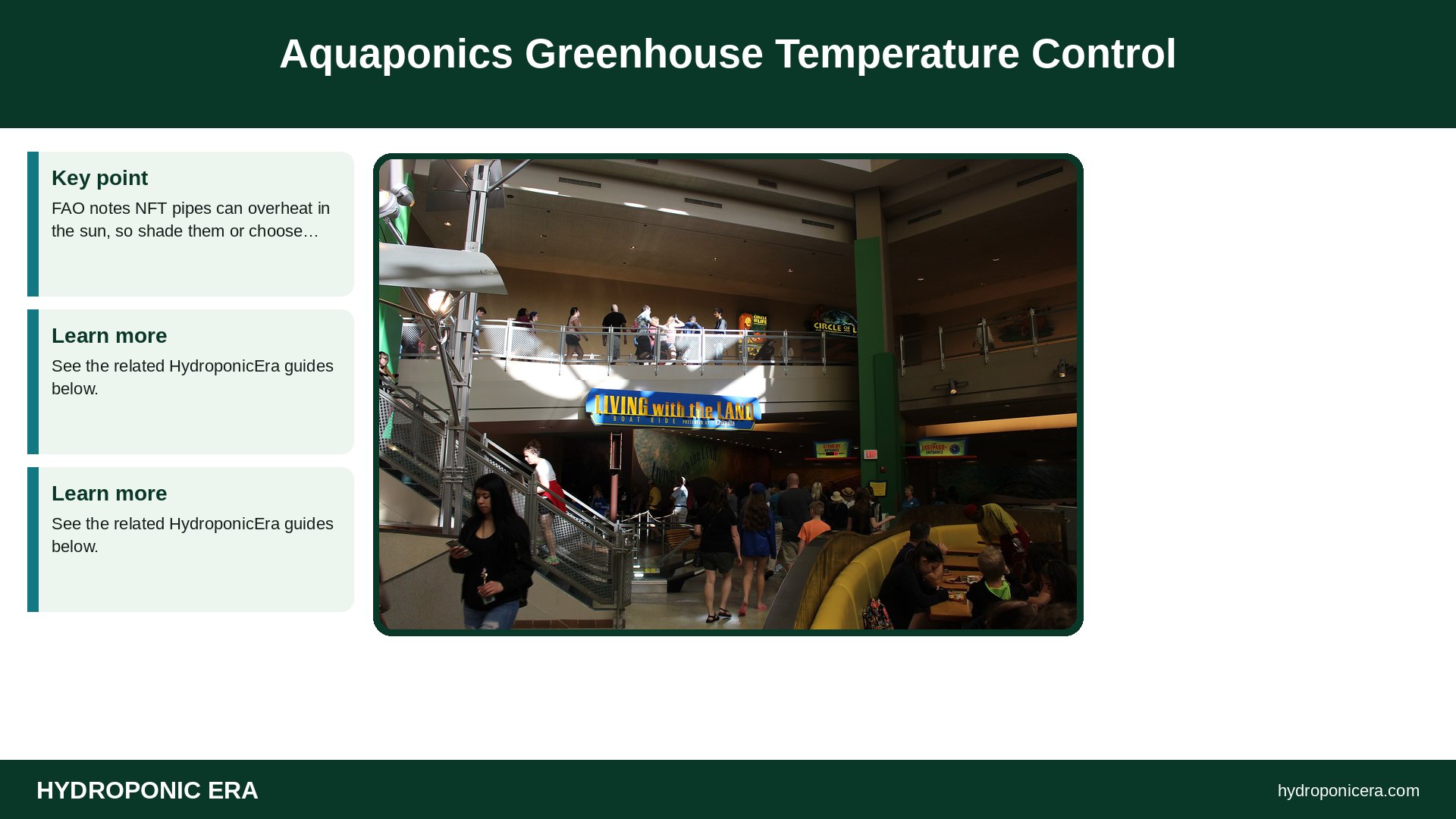 aquaponics greenhouse — Aquaponics Greenhouse Temperature Control
