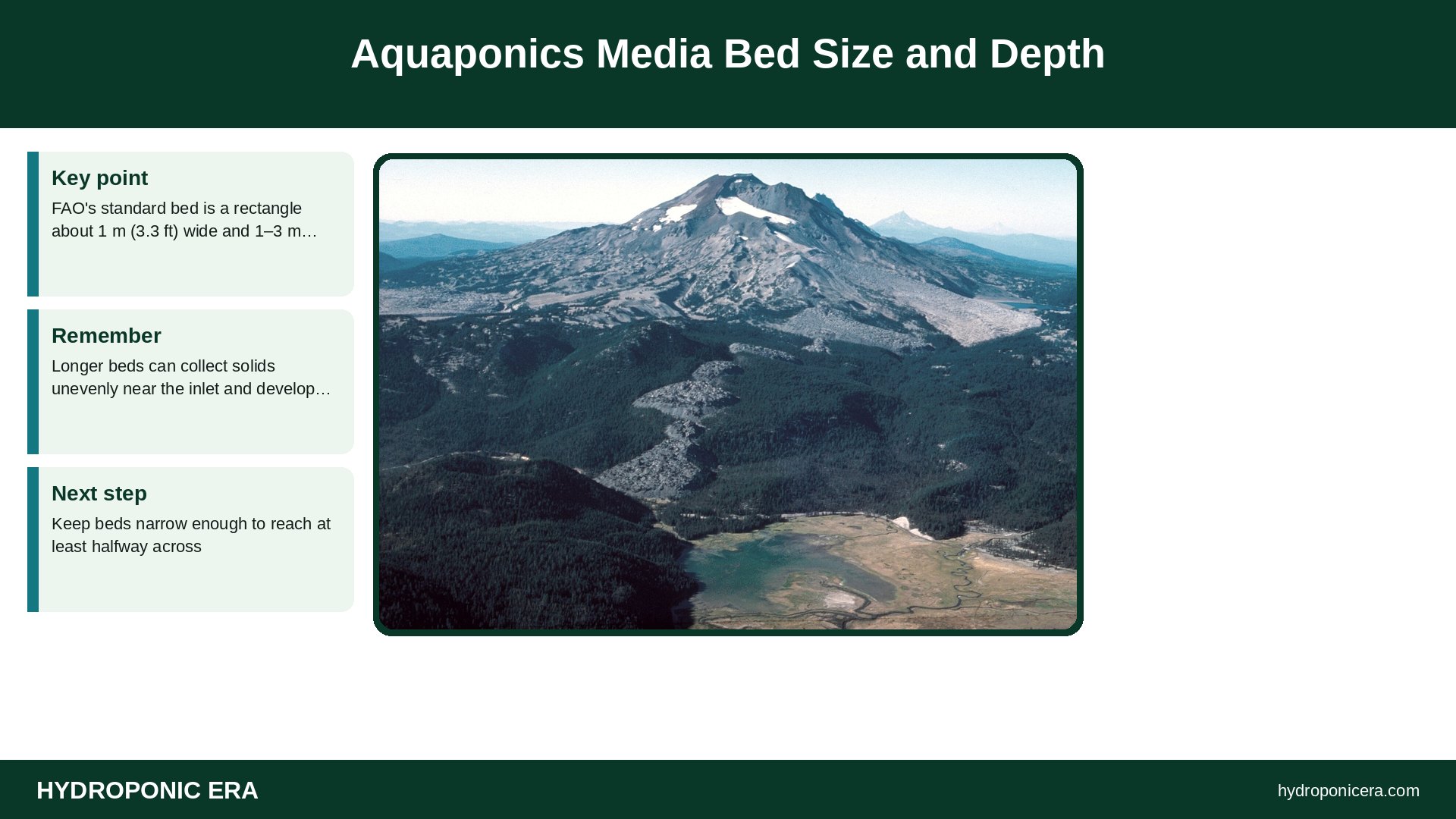 aquaponics media bed — Aquaponics Media Bed Size and Depth