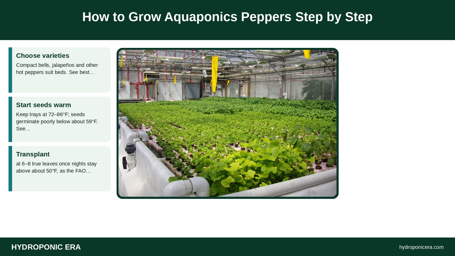 aquaponics peppers — How to Grow Aquaponics Peppers Step by Step