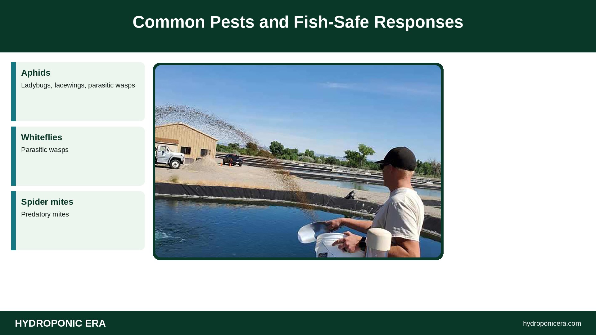 aquaponics pest control — Common Pests and Fish-Safe Responses
