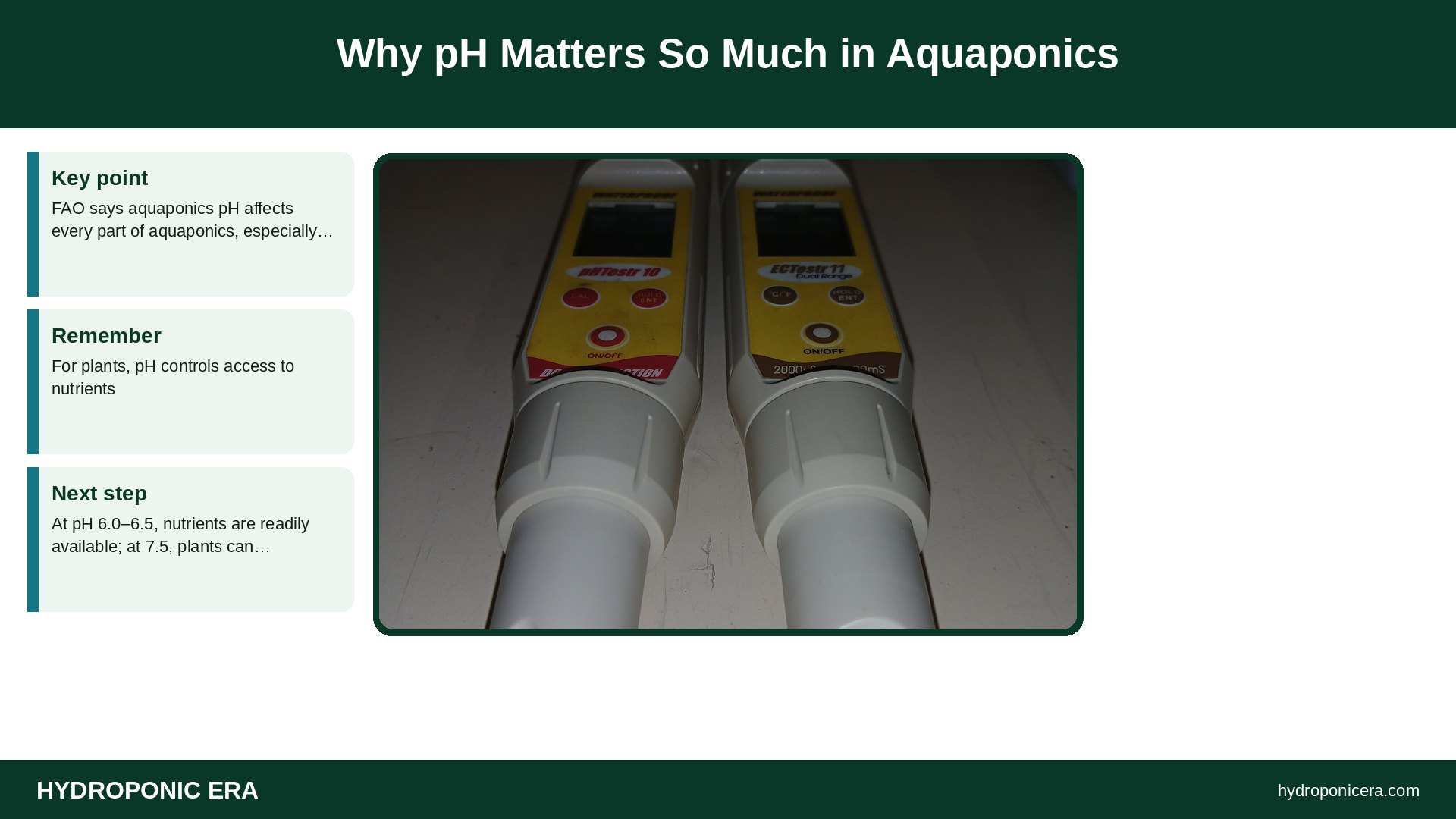 aquaponics ph — Why pH Matters So Much in Aquaponics