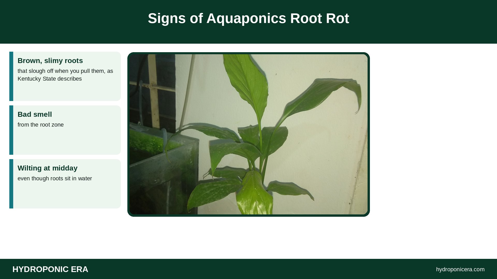 aquaponics root rot — Signs of Aquaponics Root Rot