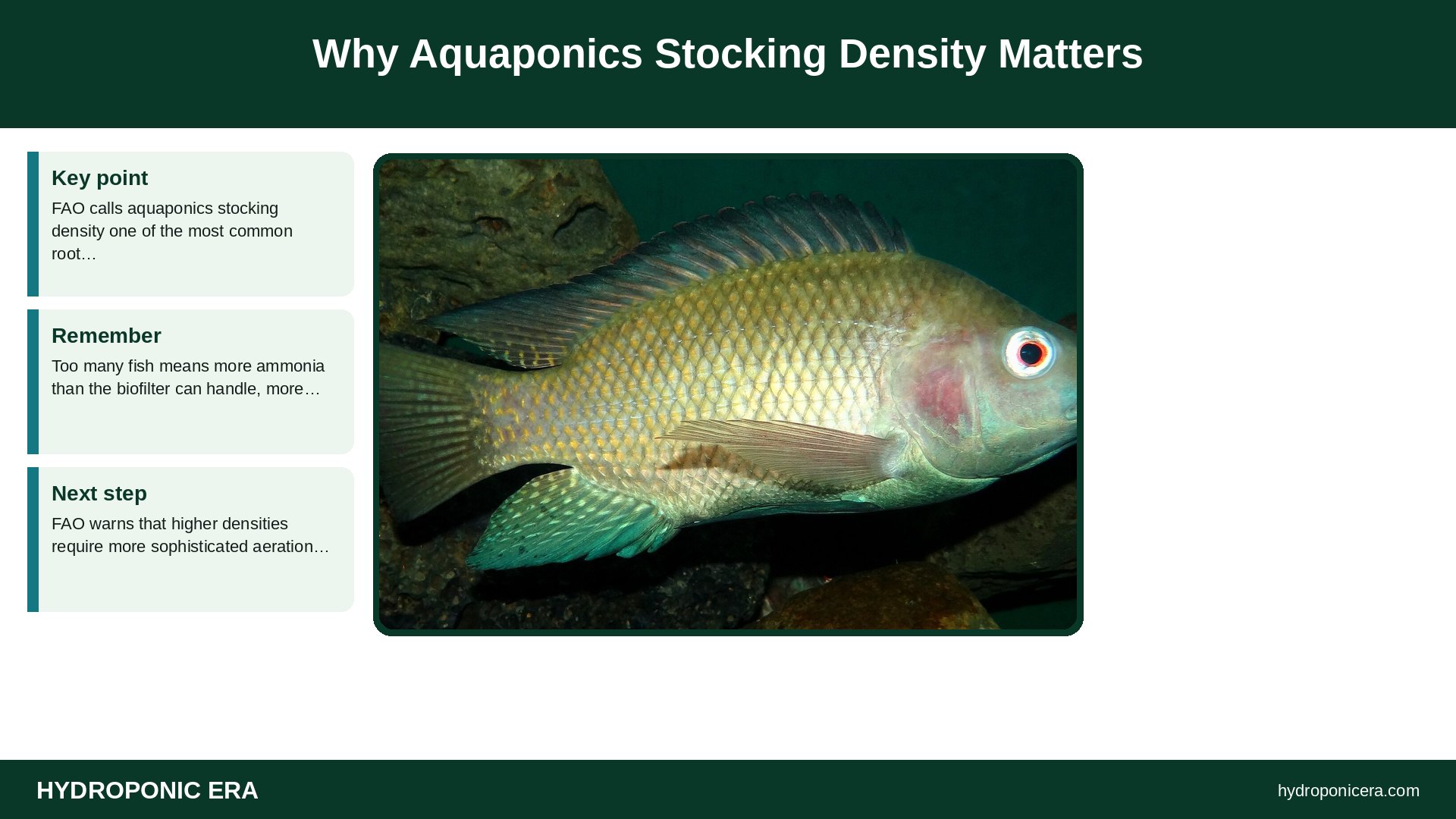 aquaponics stocking density — Why Aquaponics Stocking Density Matters