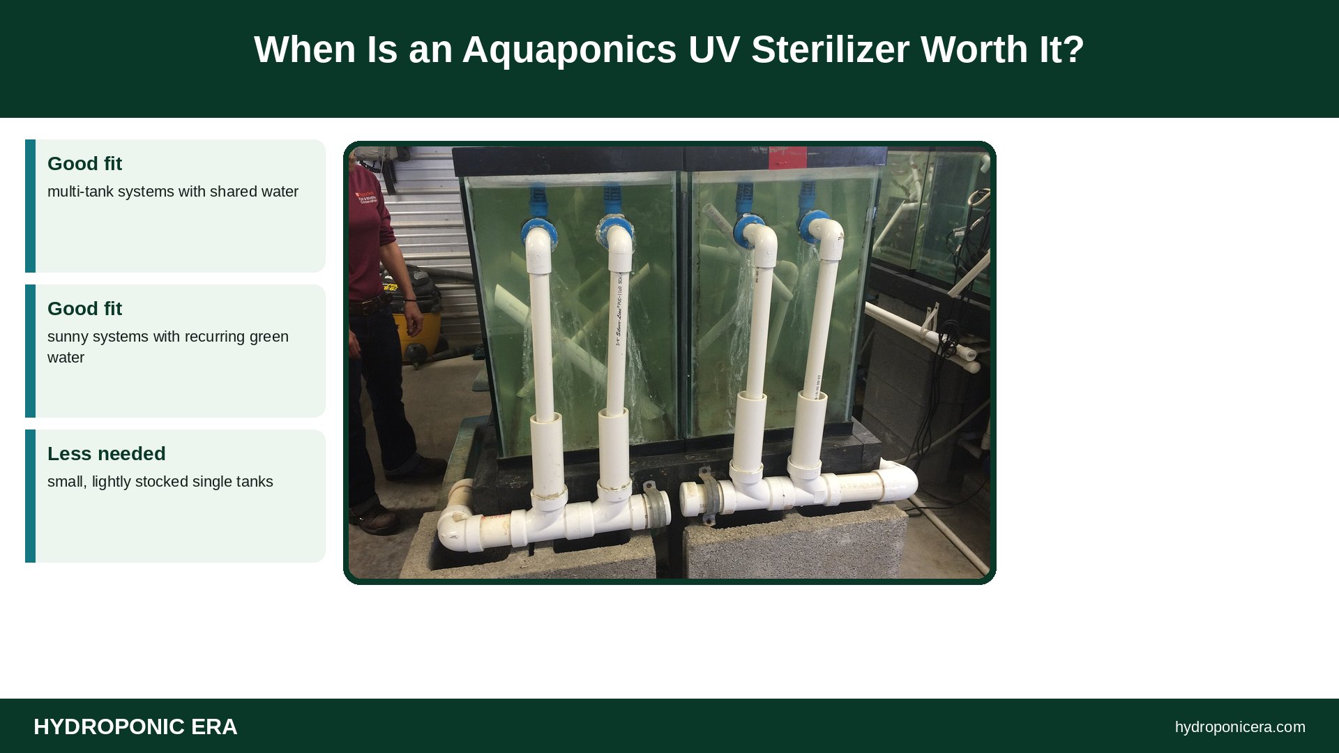 aquaponics uv sterilizer — When Is an Aquaponics UV Sterilizer Worth It?