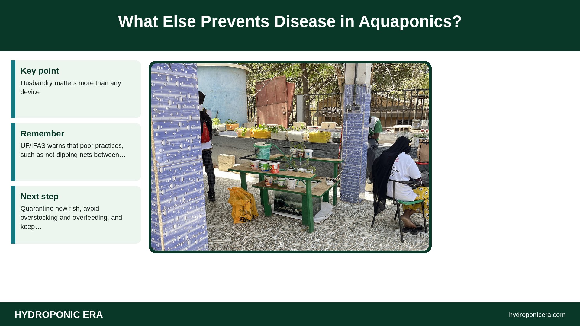 aquaponics uv sterilizer — What Else Prevents Disease in Aquaponics?