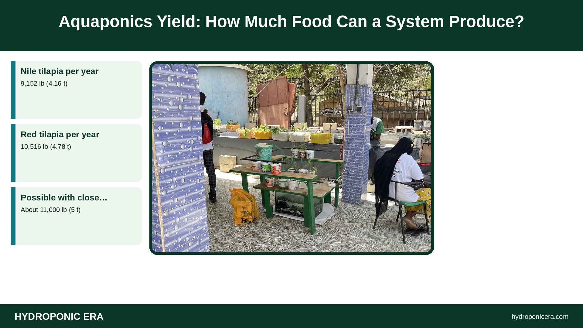 aquaponics yield — Aquaponics Yield: How Much Food Can a System Produce?