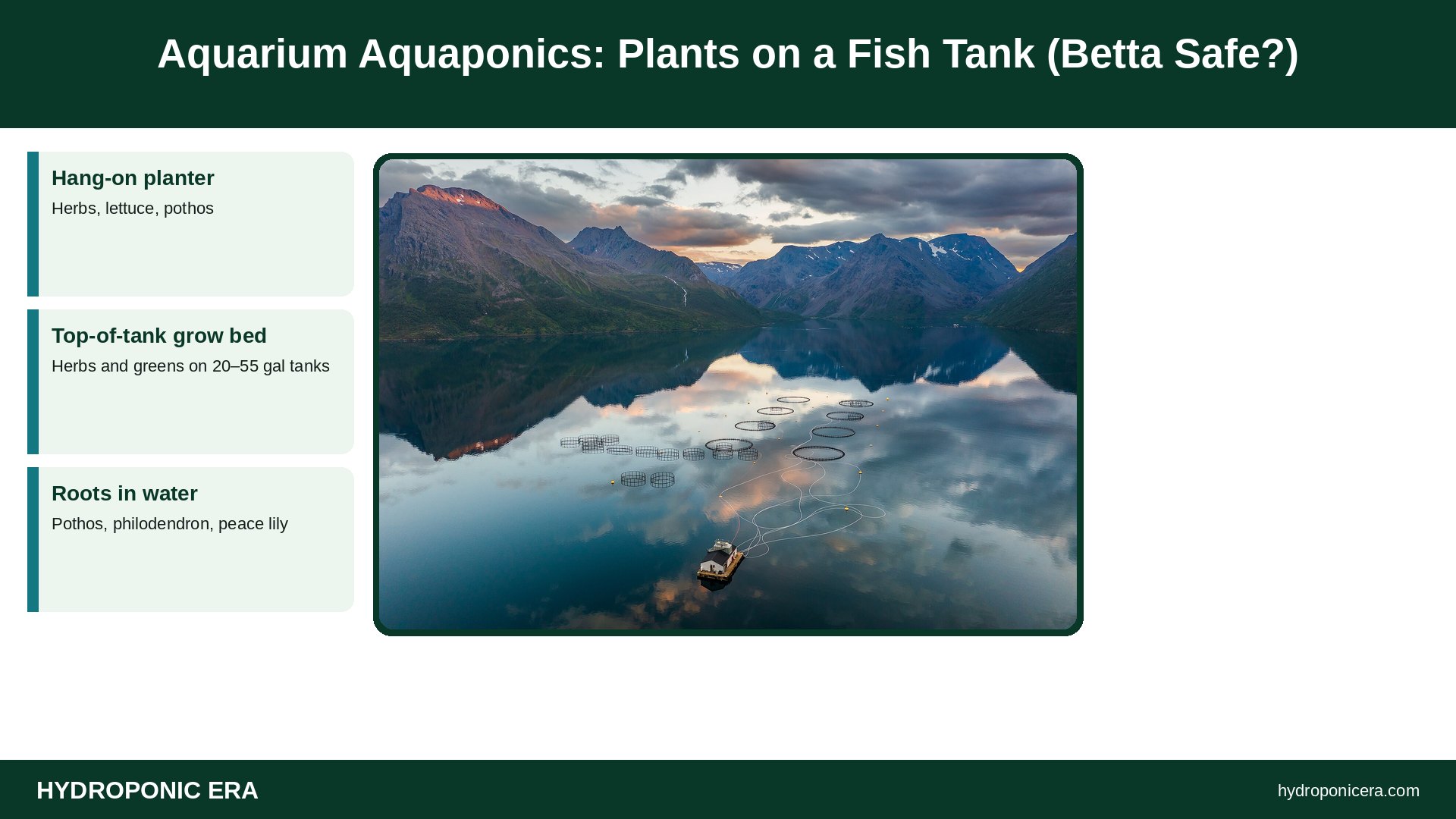 aquarium aquaponics — Aquarium Aquaponics: Plants on a Fish Tank (Betta Safe?)
