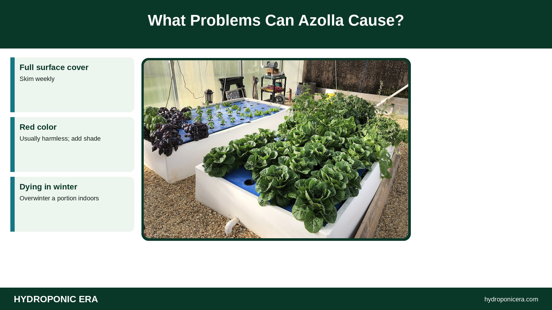 azolla — What Problems Can Azolla Cause?