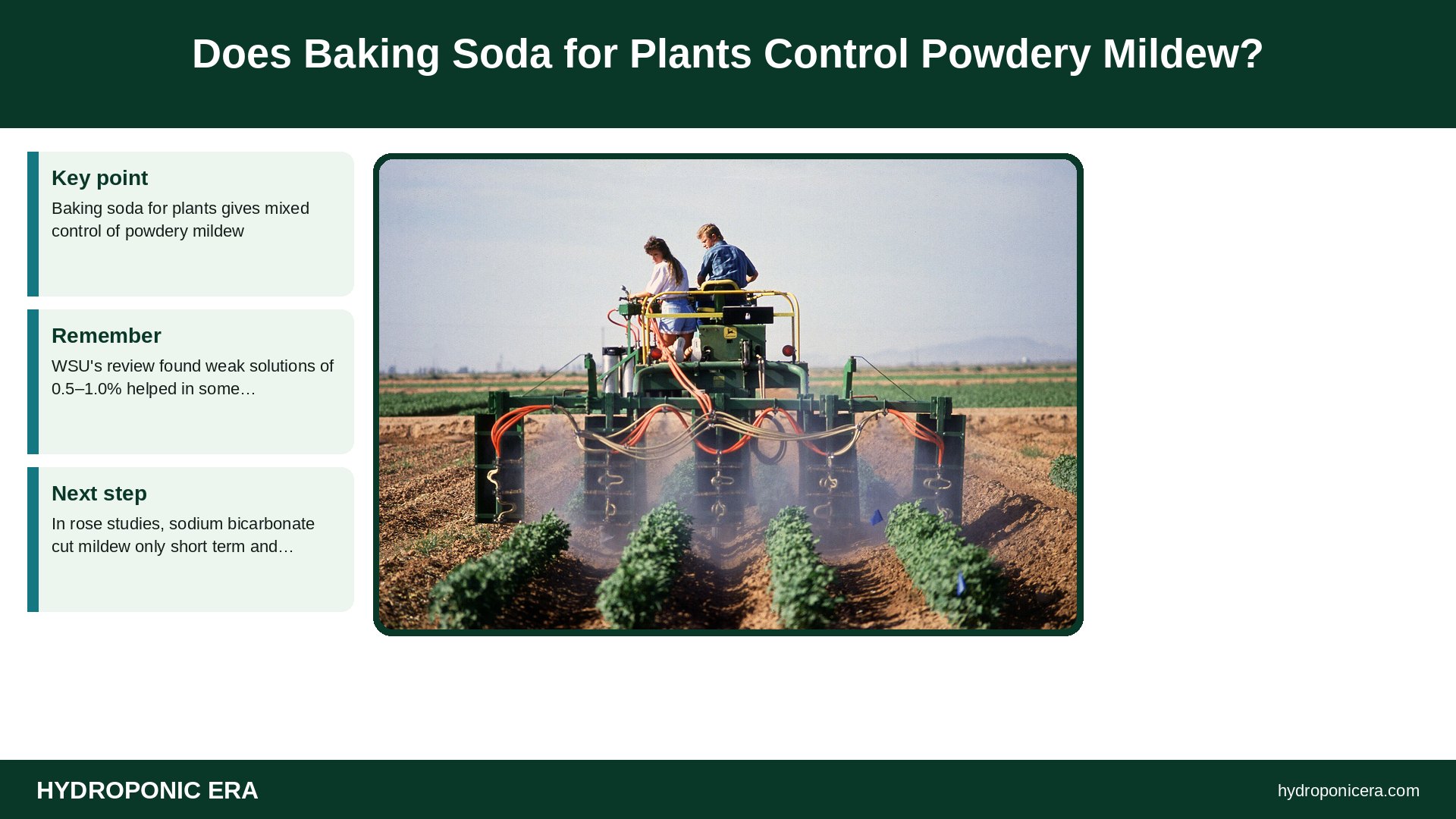 baking soda for plants — Does Baking Soda for Plants Control Powdery Mildew?