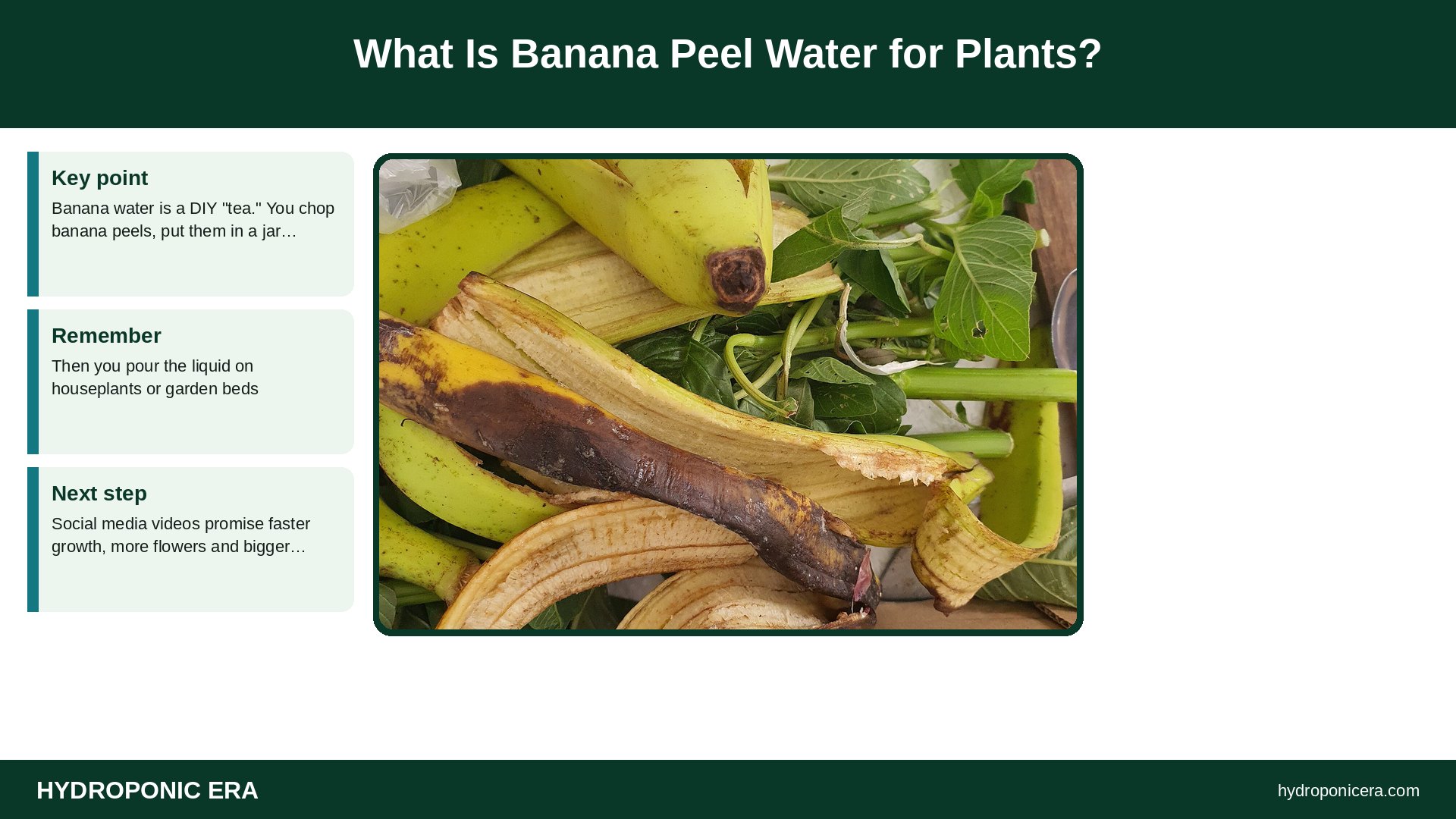 banana peel water for plants — What Is Banana Peel Water for Plants?