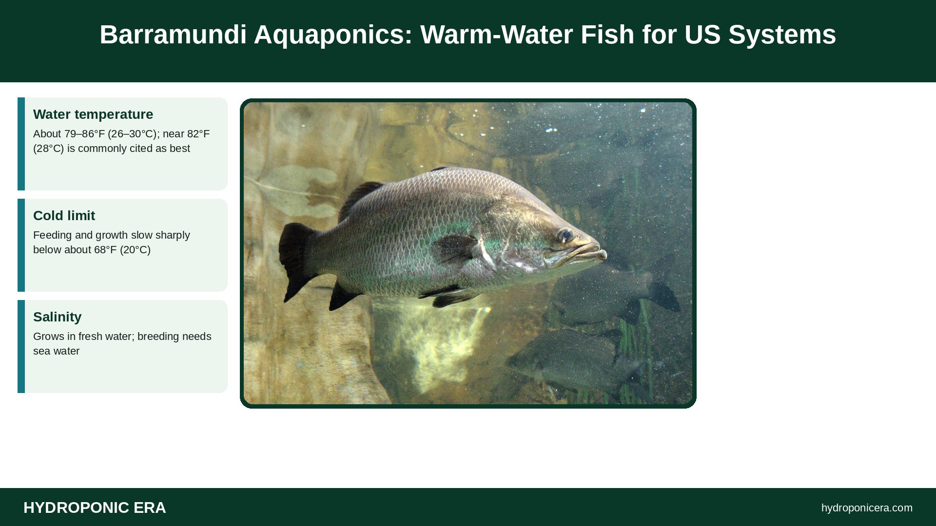 barramundi aquaponics — Barramundi Aquaponics: Warm-Water Fish for US Systems