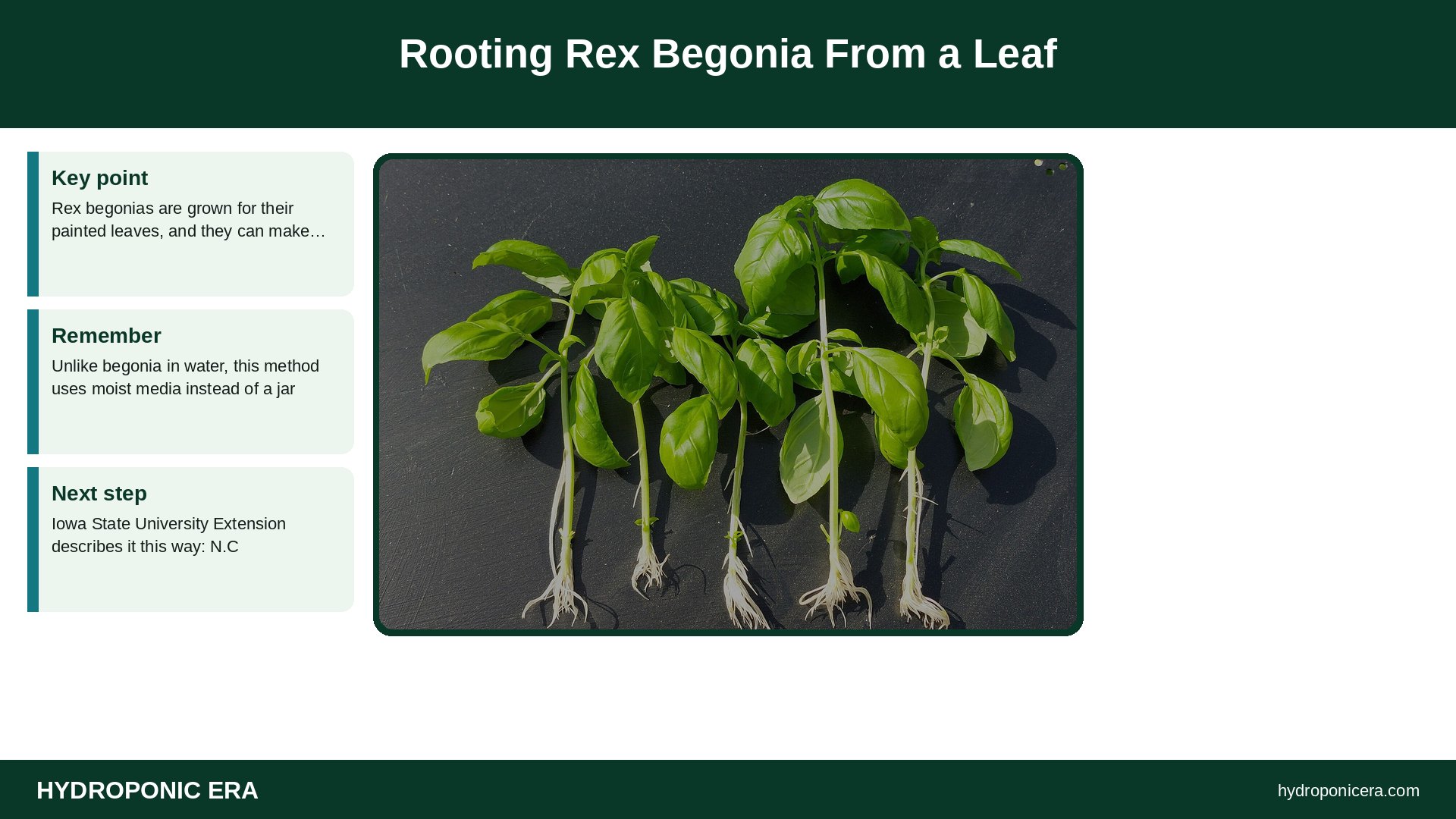 begonia in water — Rooting Rex Begonia From a Leaf