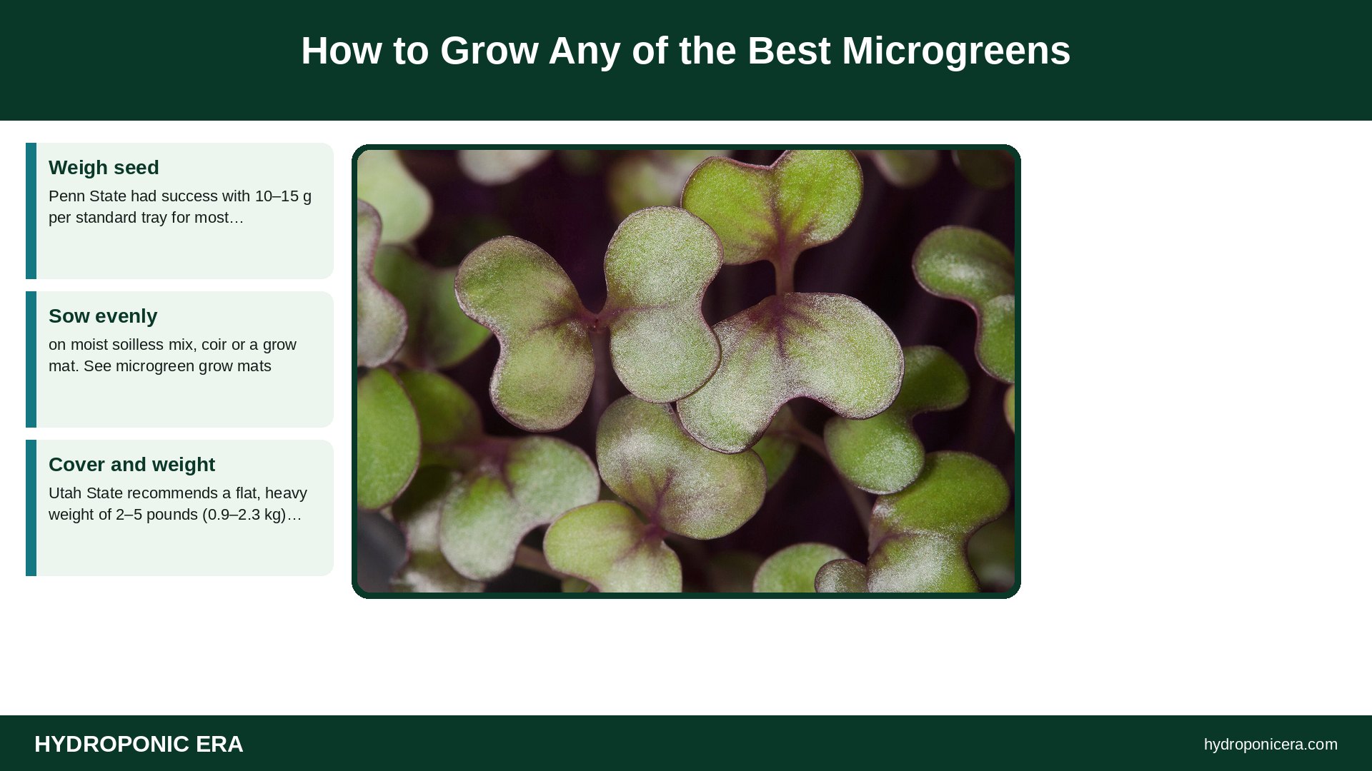 best microgreens to grow — How to Grow Any of the Best Microgreens
