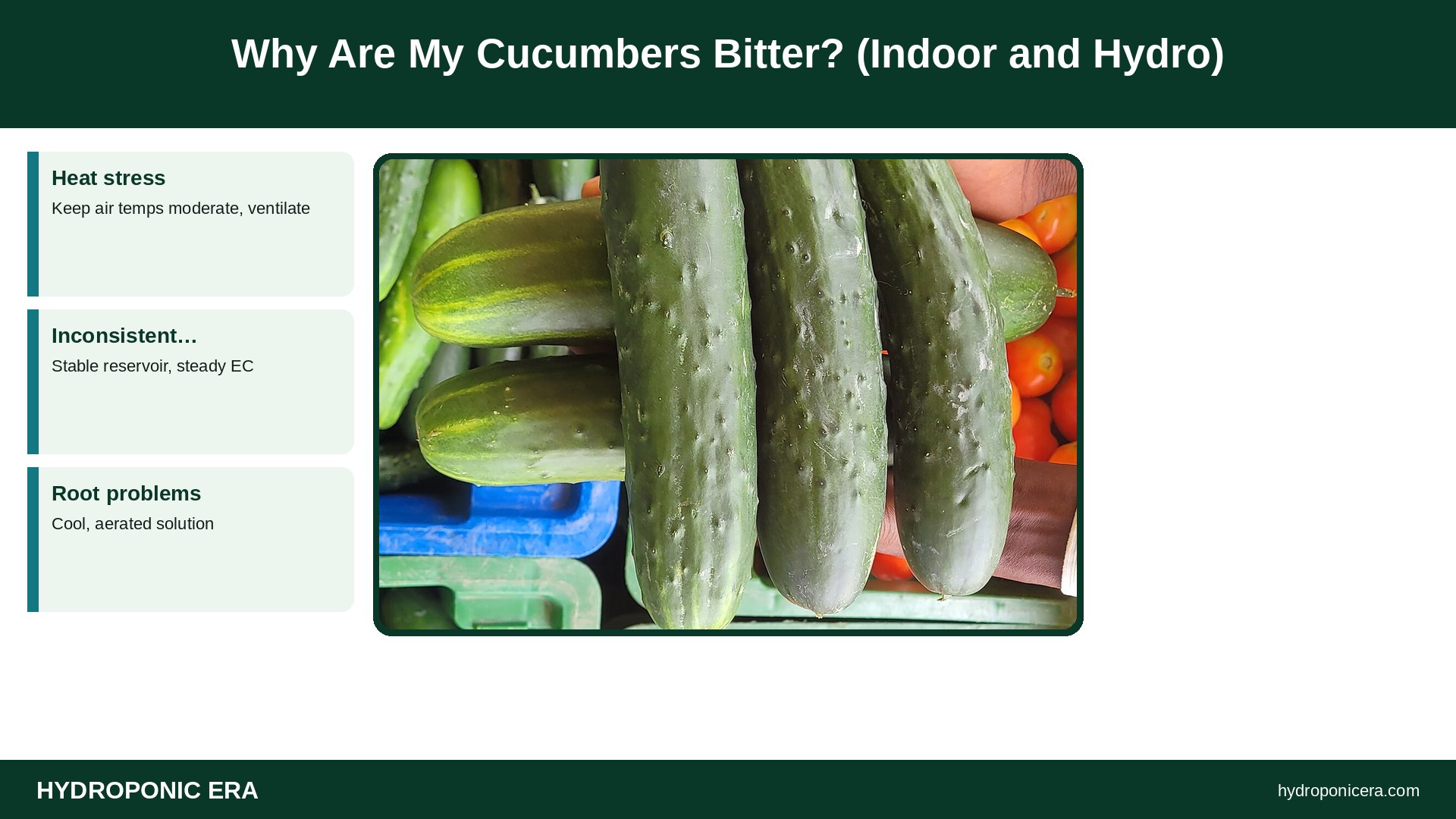 bitter cucumbers — Why Are My Cucumbers Bitter? (Indoor and Hydro)