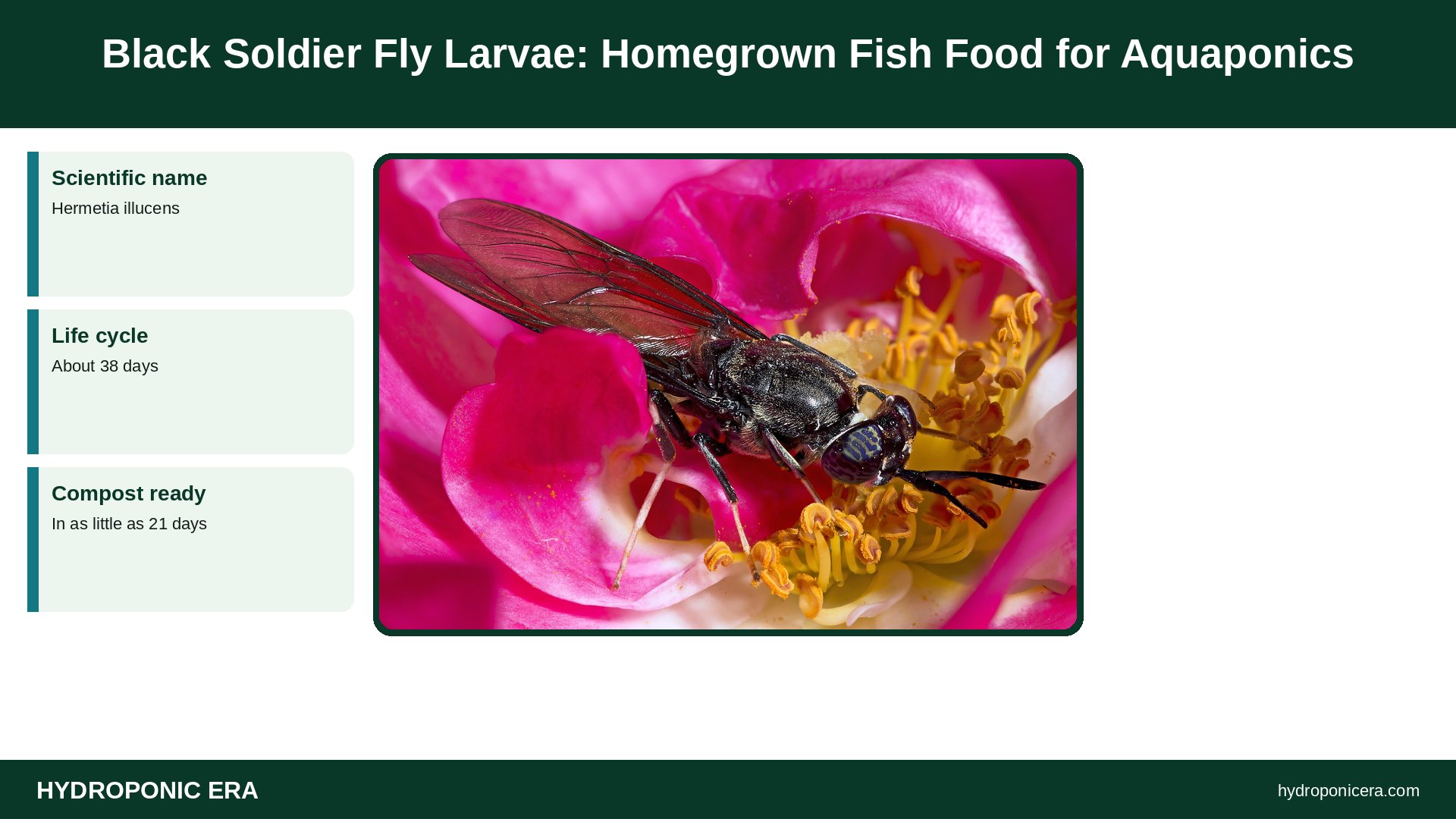 black soldier fly larvae — Black Soldier Fly Larvae: Homegrown Fish Food for Aquaponics