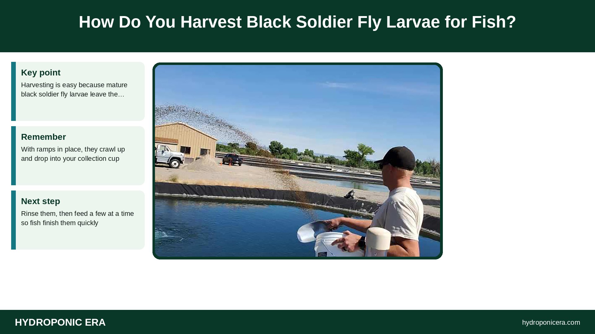black soldier fly larvae — How Do You Harvest Black Soldier Fly Larvae for Fish?