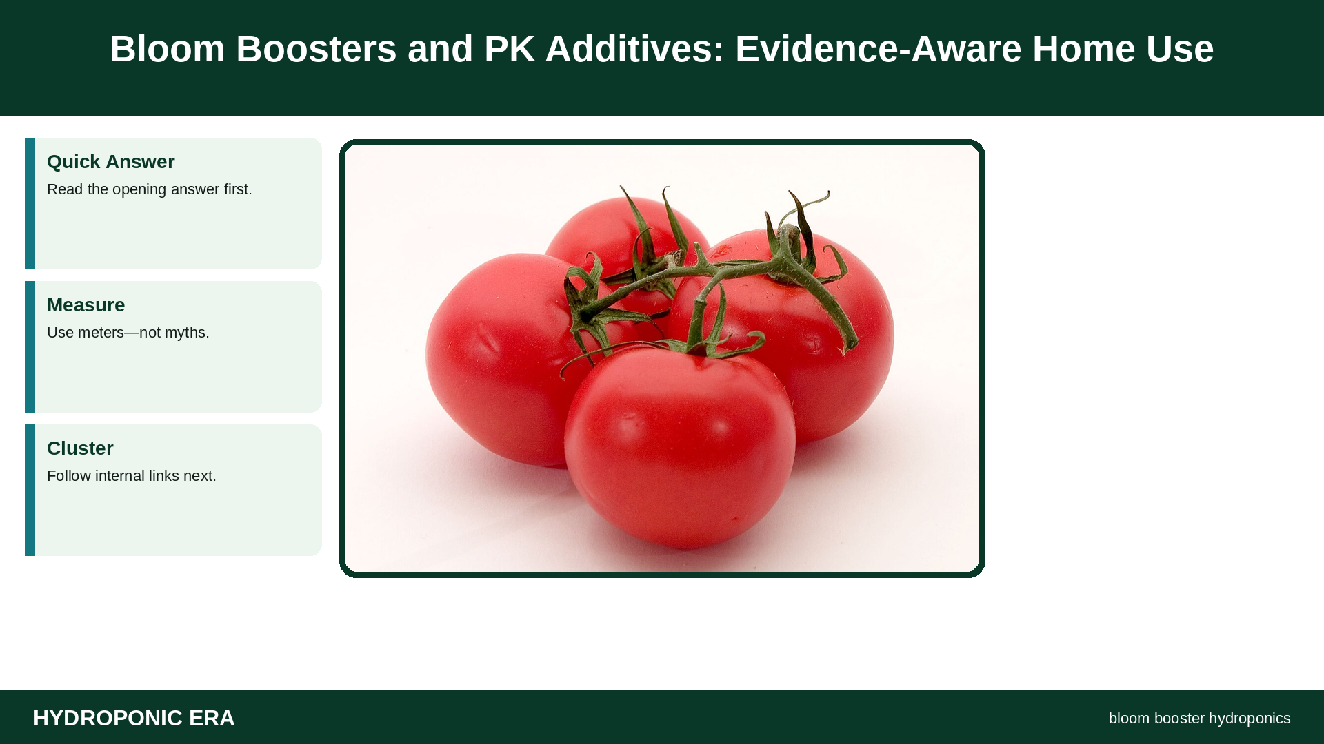 bloom boosters pk additives — bloom booster hydroponics — Bloom Boosters and PK Additives: Evidence-Aware Home Use