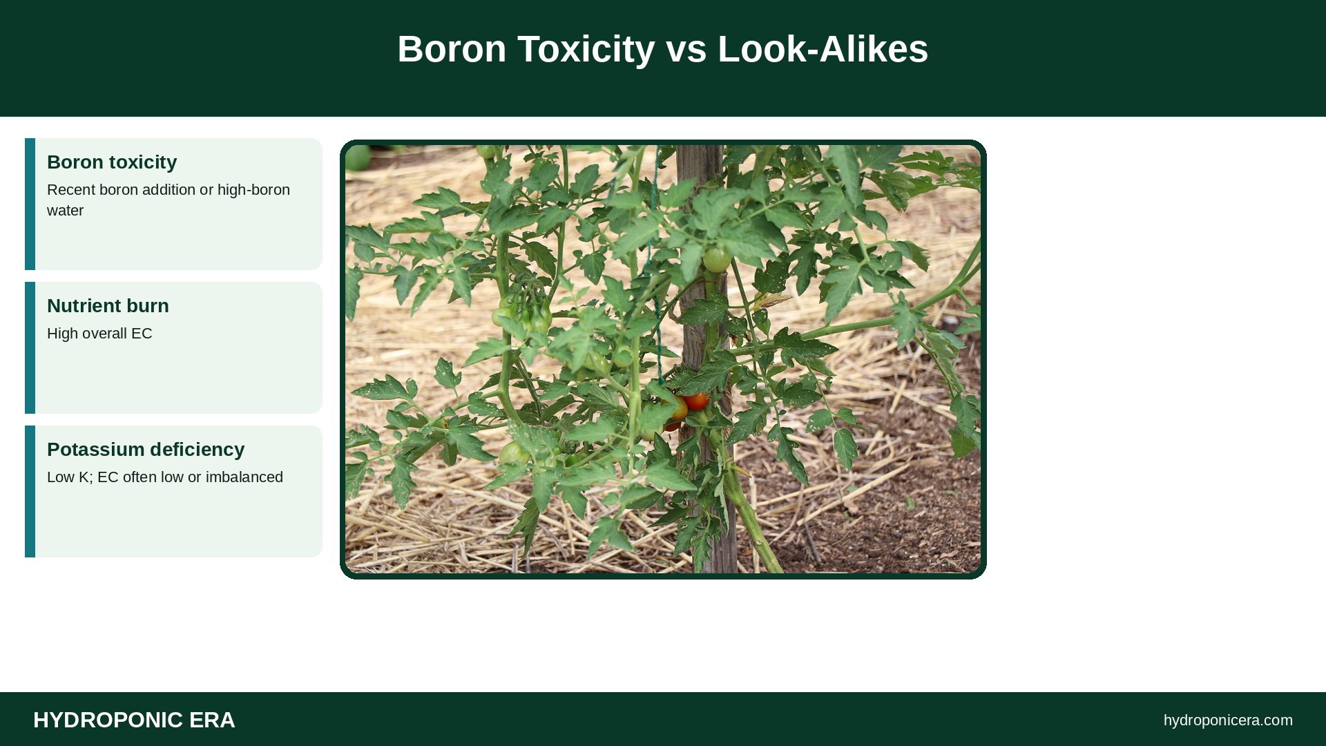 boron toxicity — Boron Toxicity vs Look-Alikes