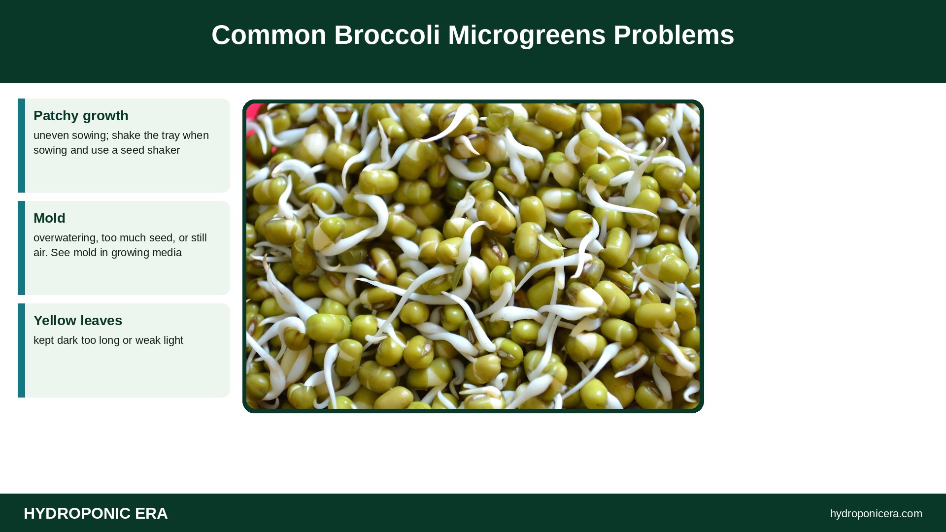 broccoli microgreens — Common Broccoli Microgreens Problems