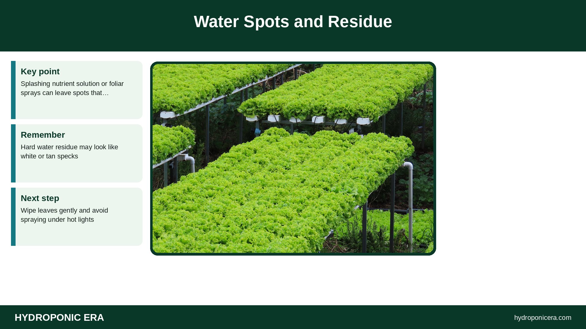 brown spots — Water Spots and Residue