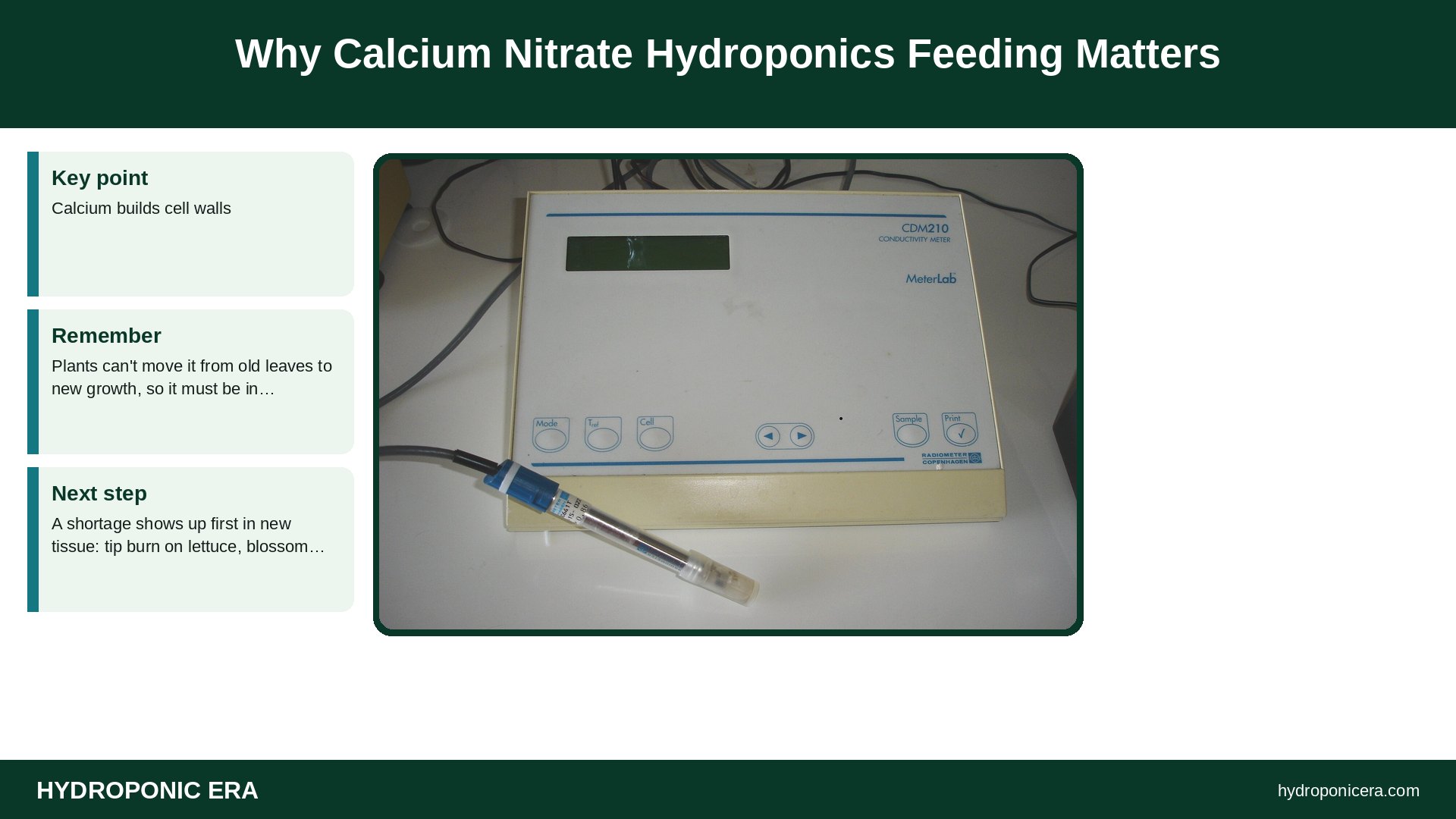 calcium nitrate hydroponics — Why Calcium Nitrate Hydroponics Feeding Matters